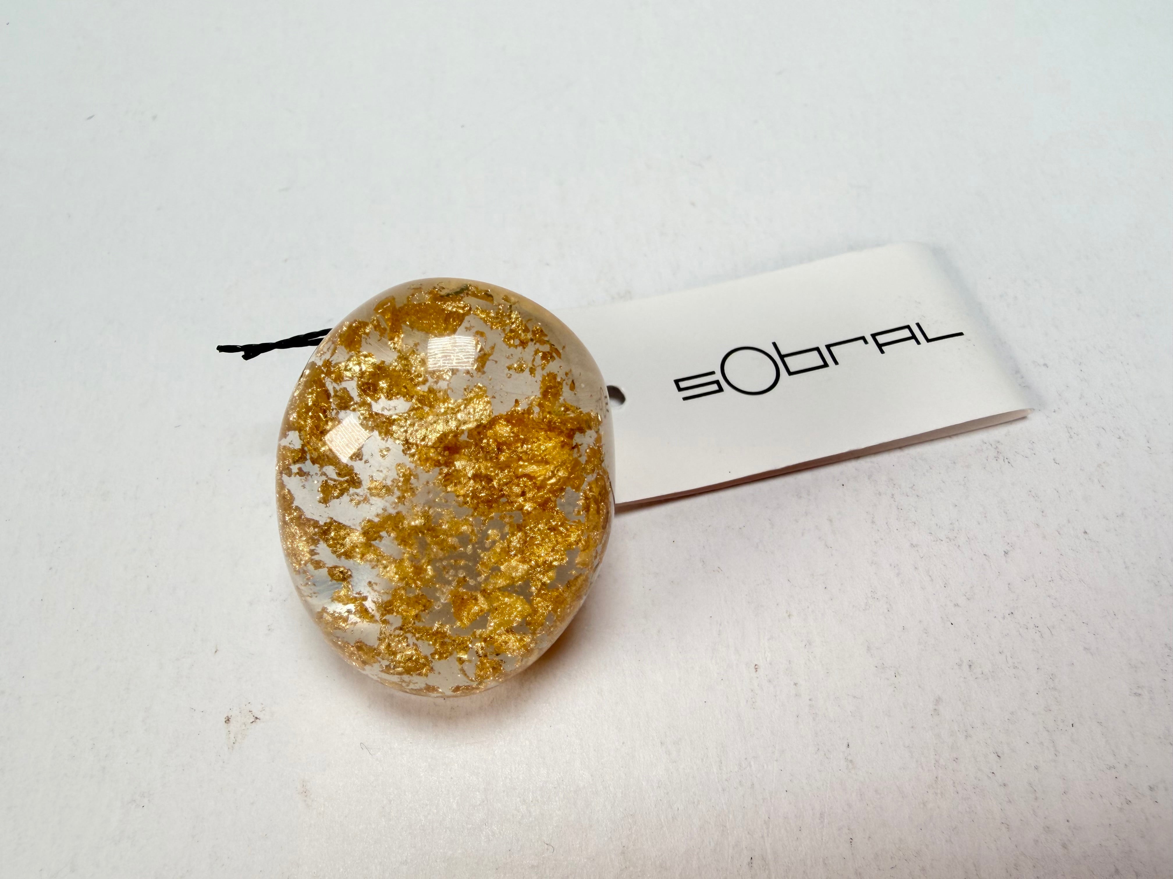 Sobral - Metalique "Super" Resin Ring ( 004337 ) - Size UK O / US 7