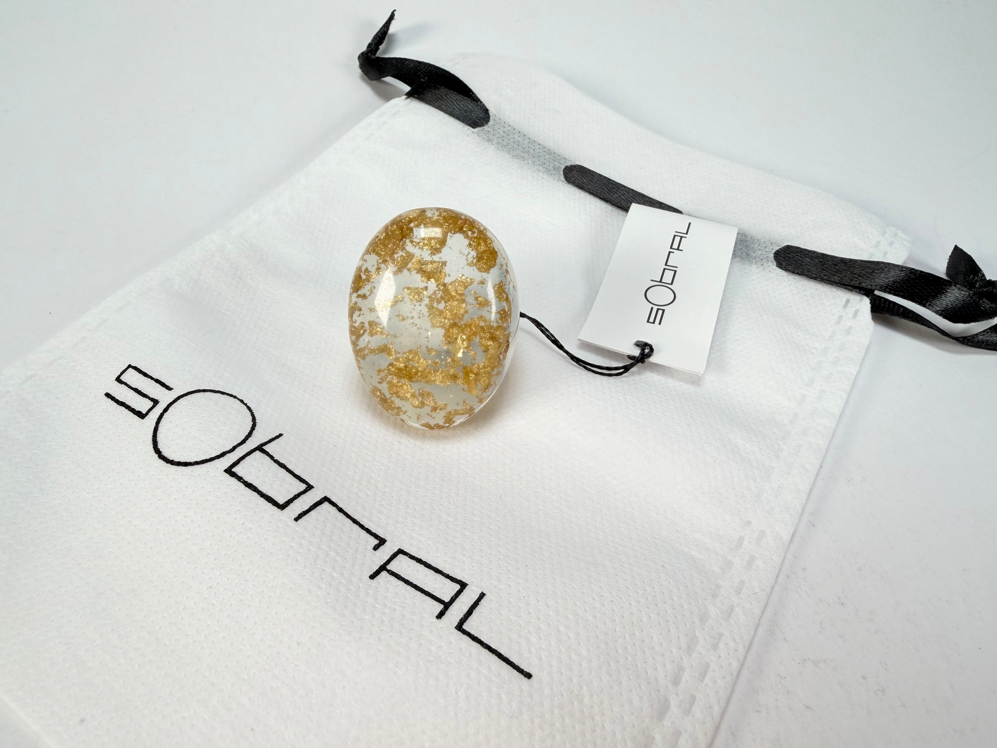 Sobral - Metalique "Super" Resin Ring ( 004337 ) - Size UK S / US 9