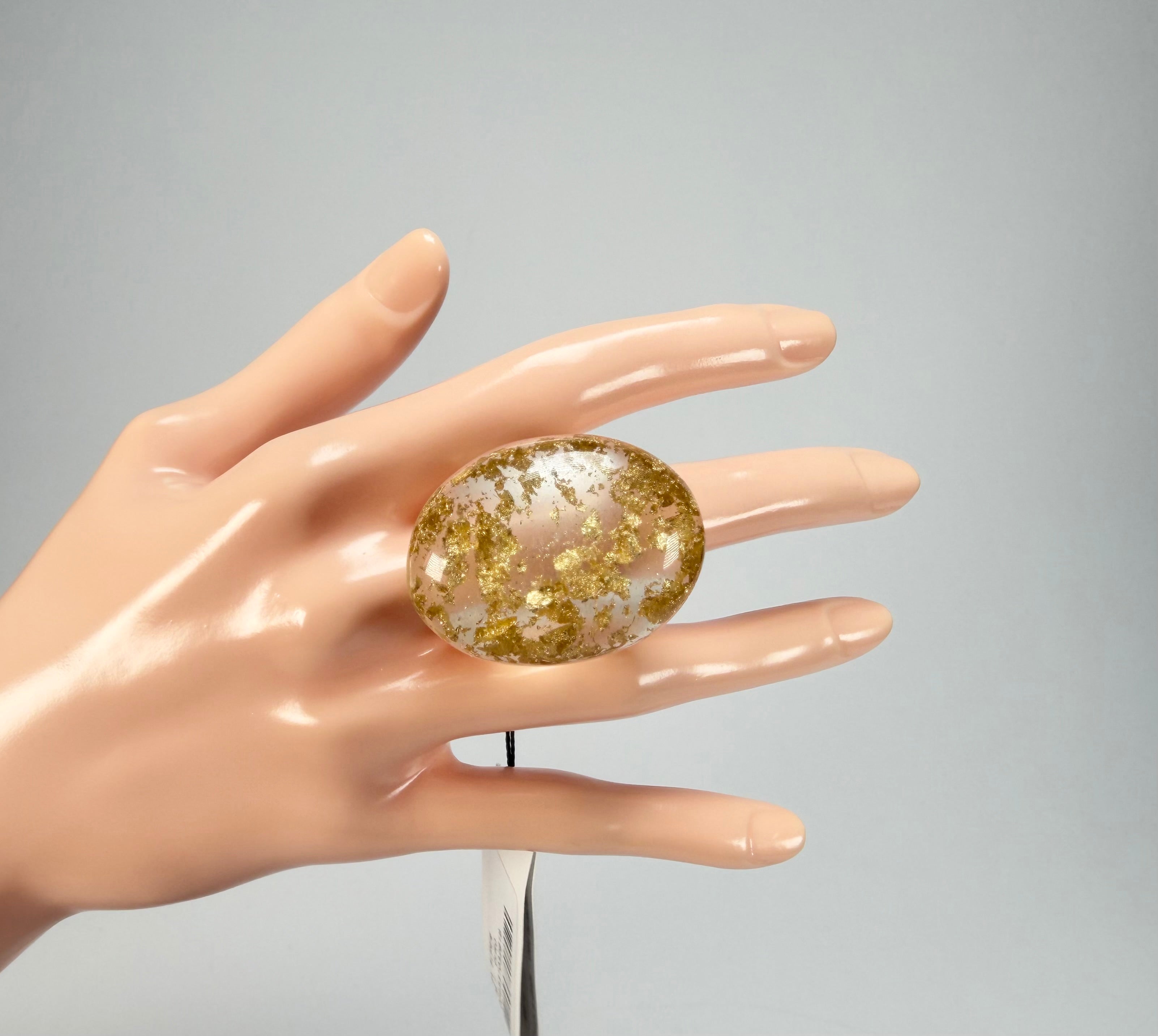 Sobral - Metalique "Super" Resin Ring ( 004337 ) - Size UK S / US 9