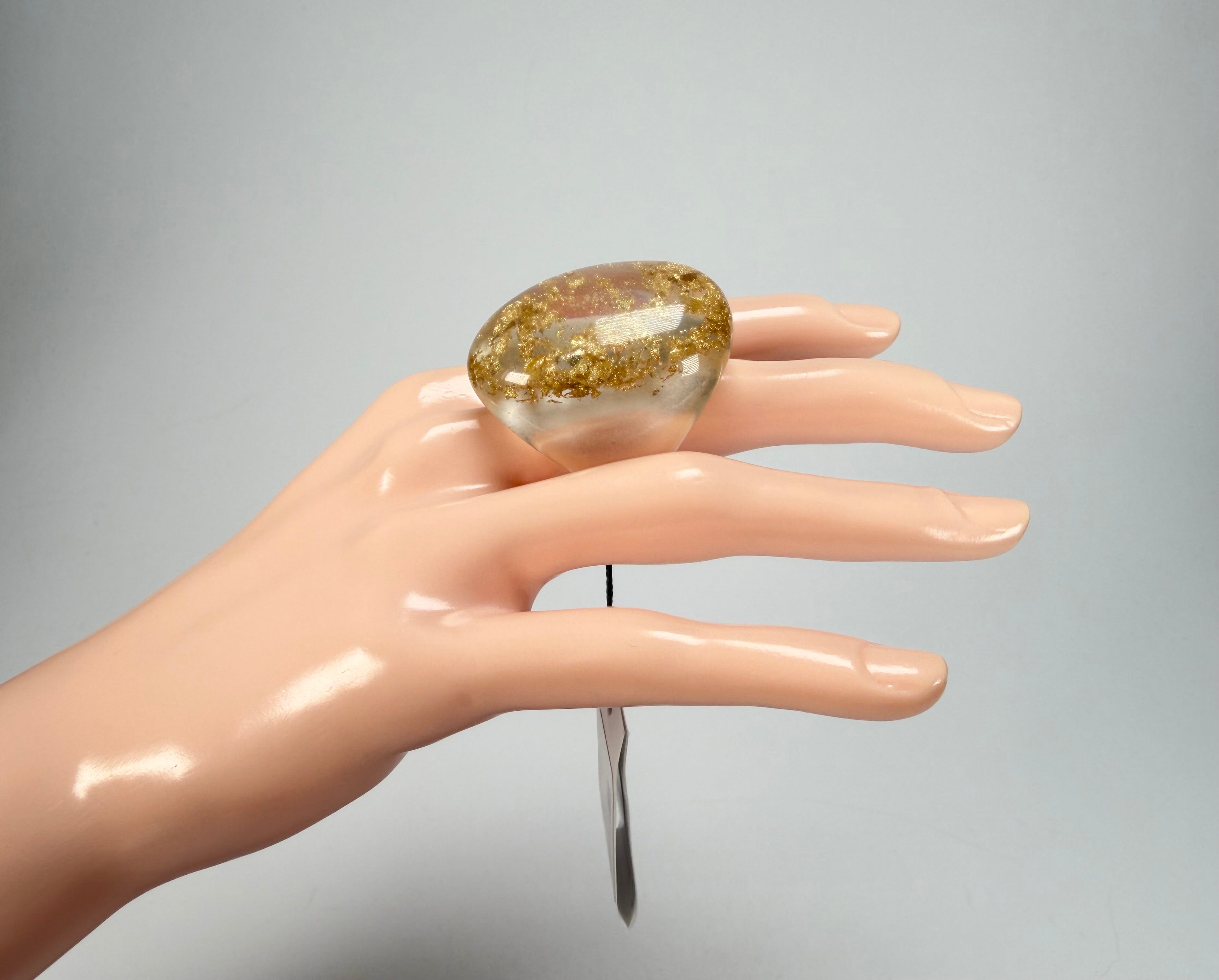 Sobral - Metalique "Super" Resin Ring ( 004337 ) - Size UK S / US 9