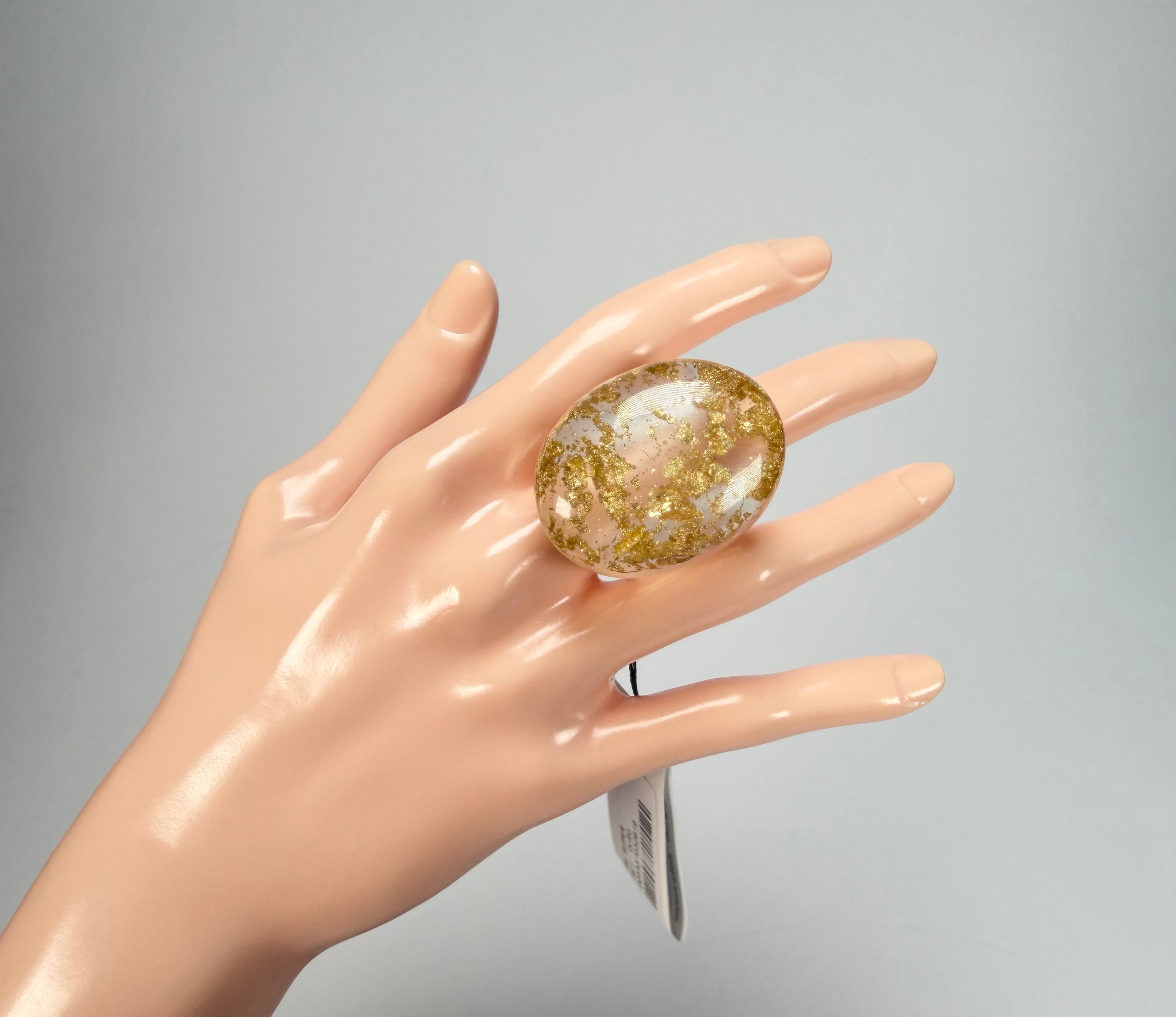 Sobral - Metalique "Super" Resin Ring ( 004337 ) - Size UK S / US 9
