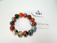 Sobral - Planets "Orbitalis" Pollock Elasticated Resin Bracelet ( 005454 )