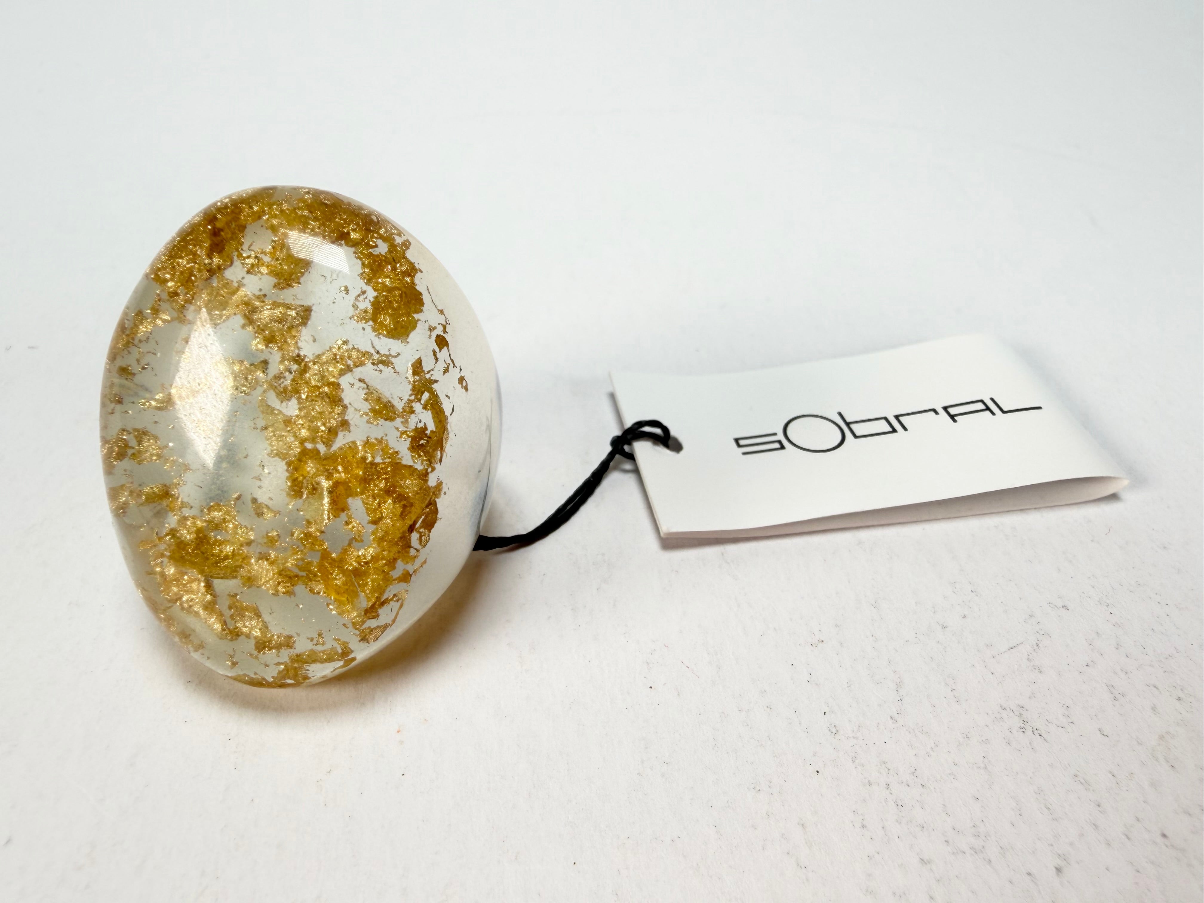 Sobral - Metalique "Super" Resin Ring ( 004337 ) - Size UK S / US 9