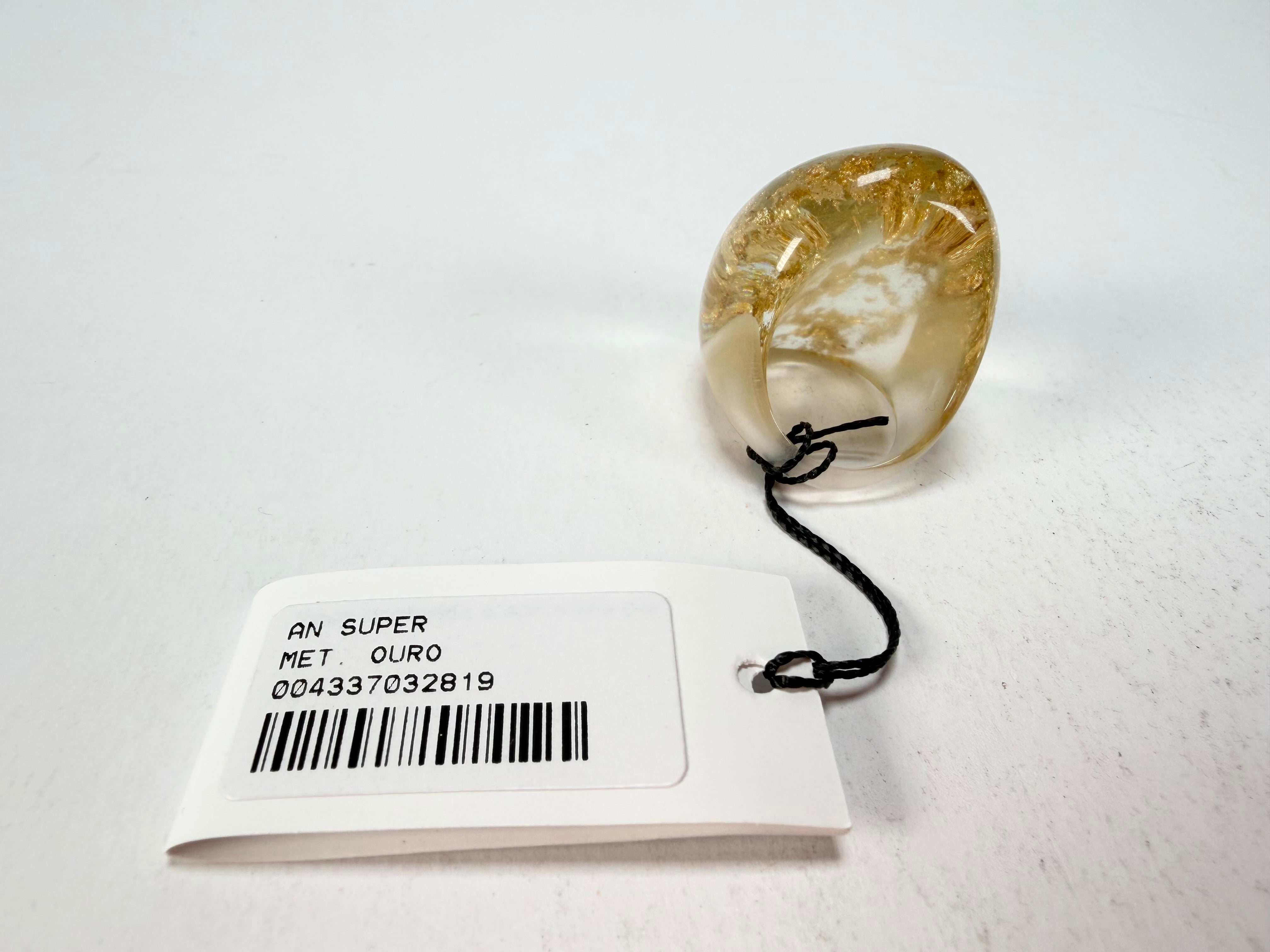 Sobral - Metalique "Super" Resin Ring ( 004337 ) - Size UK S / US 9