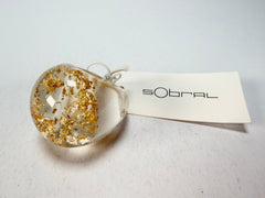 Sobral - Metalique "Apolo" Resin Ring ( 002836 ) - Size UK S / US 9