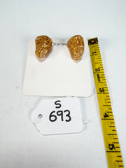 Sobral - Metalique "Compasso" Resin Earrings ( 000000 )