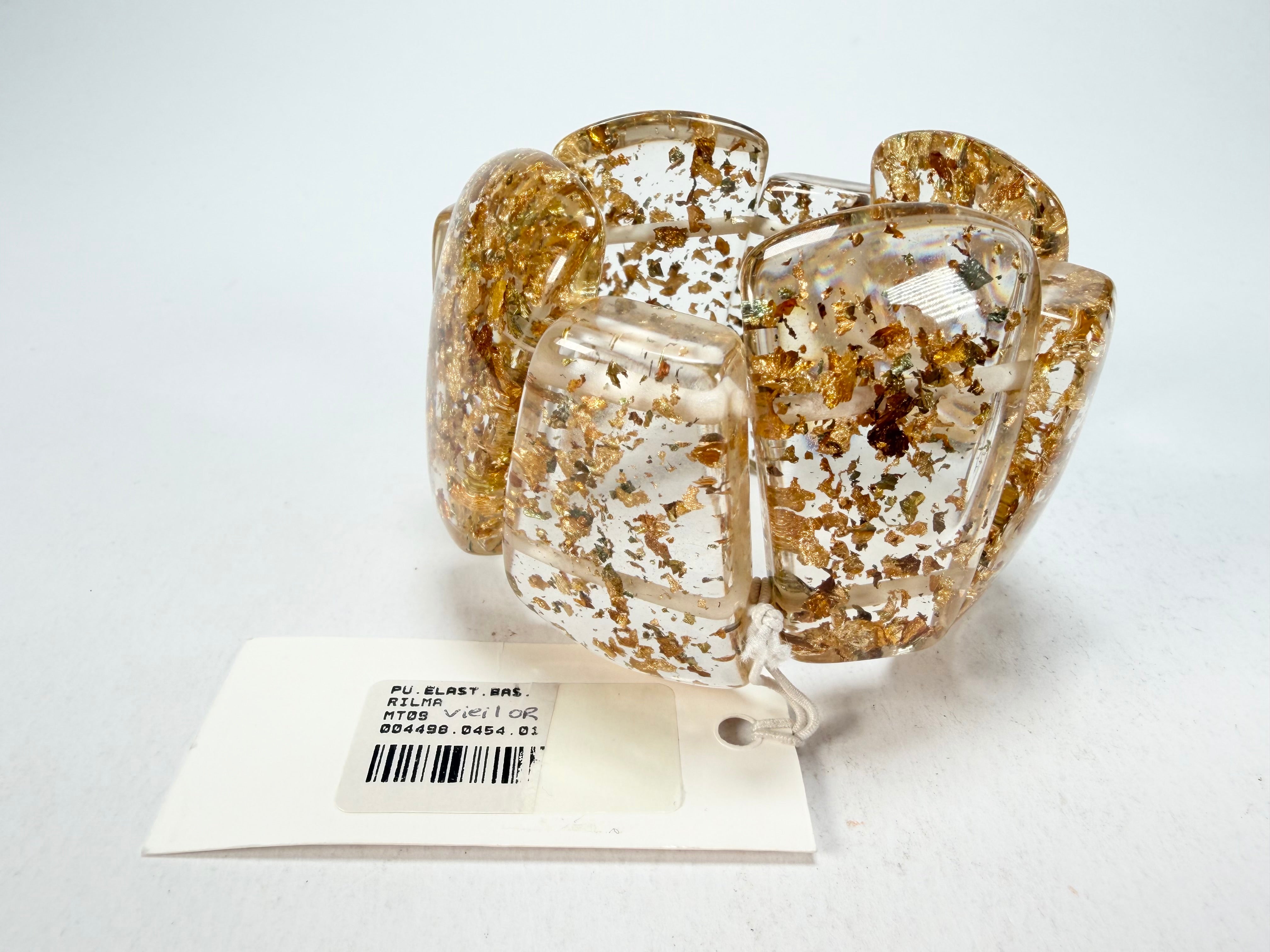 Sobral - Metalique "Rimla" Darker Tones Elasticated Bracelet ( 004498 )