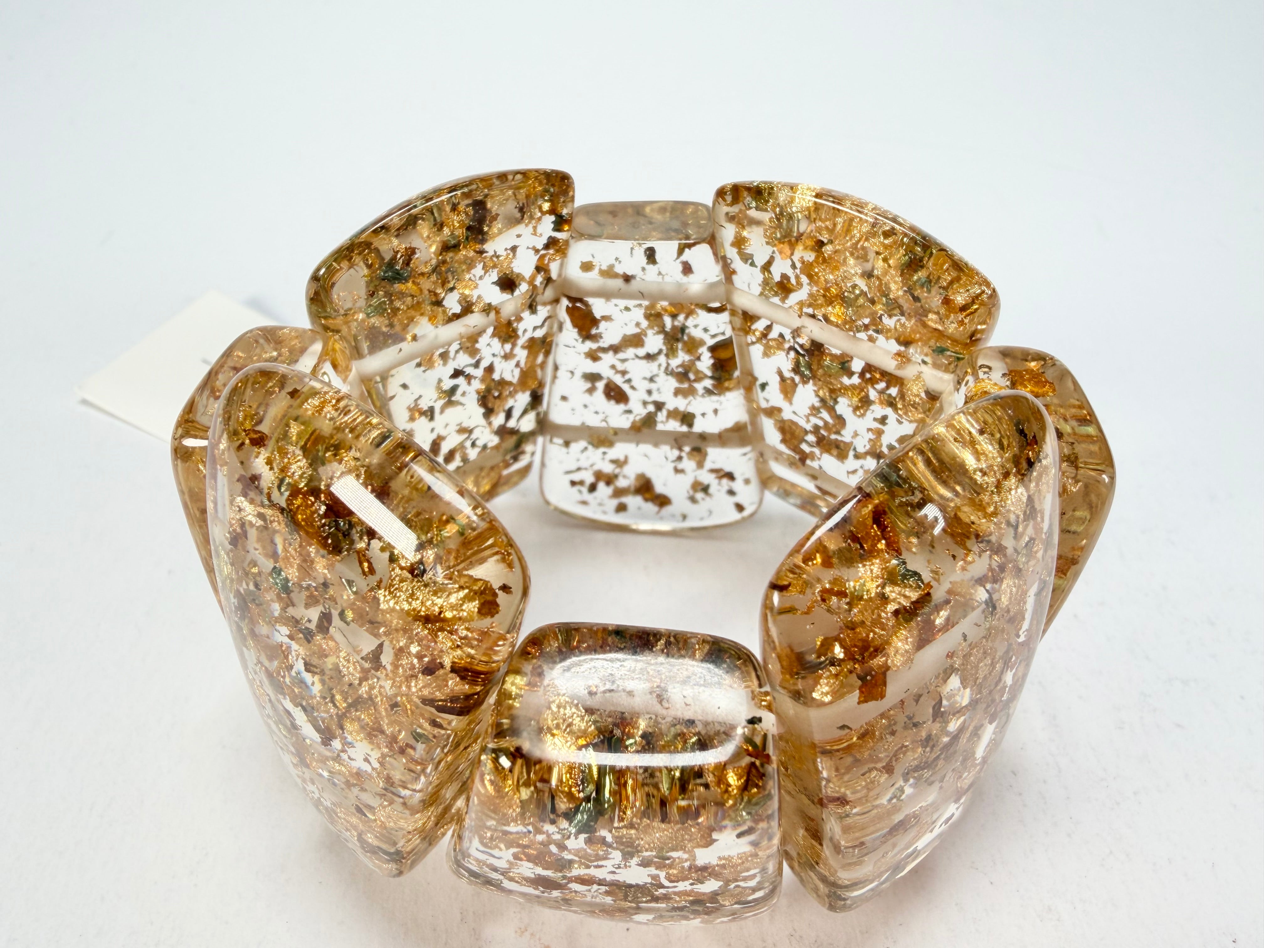 Sobral - Metalique "Rimla" Darker Tones Elasticated Bracelet ( 004498 )