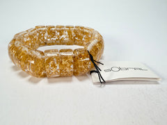 Sobral - Metalique "Small Squares" Elasticated Bracelet ( 003810 )