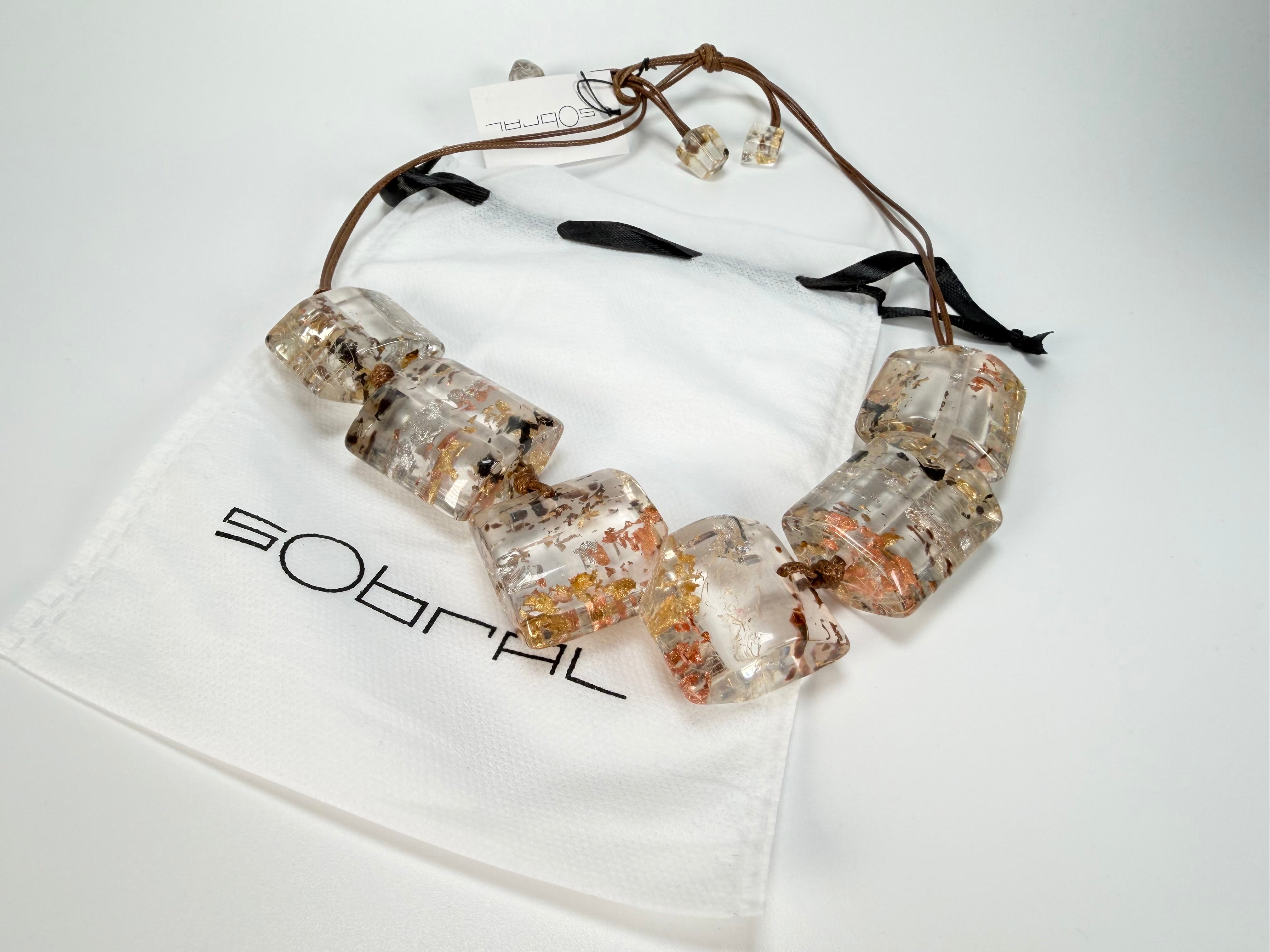 Sobral - Minas Gerais "Capitólio" Resin Necklace ( 005544 )