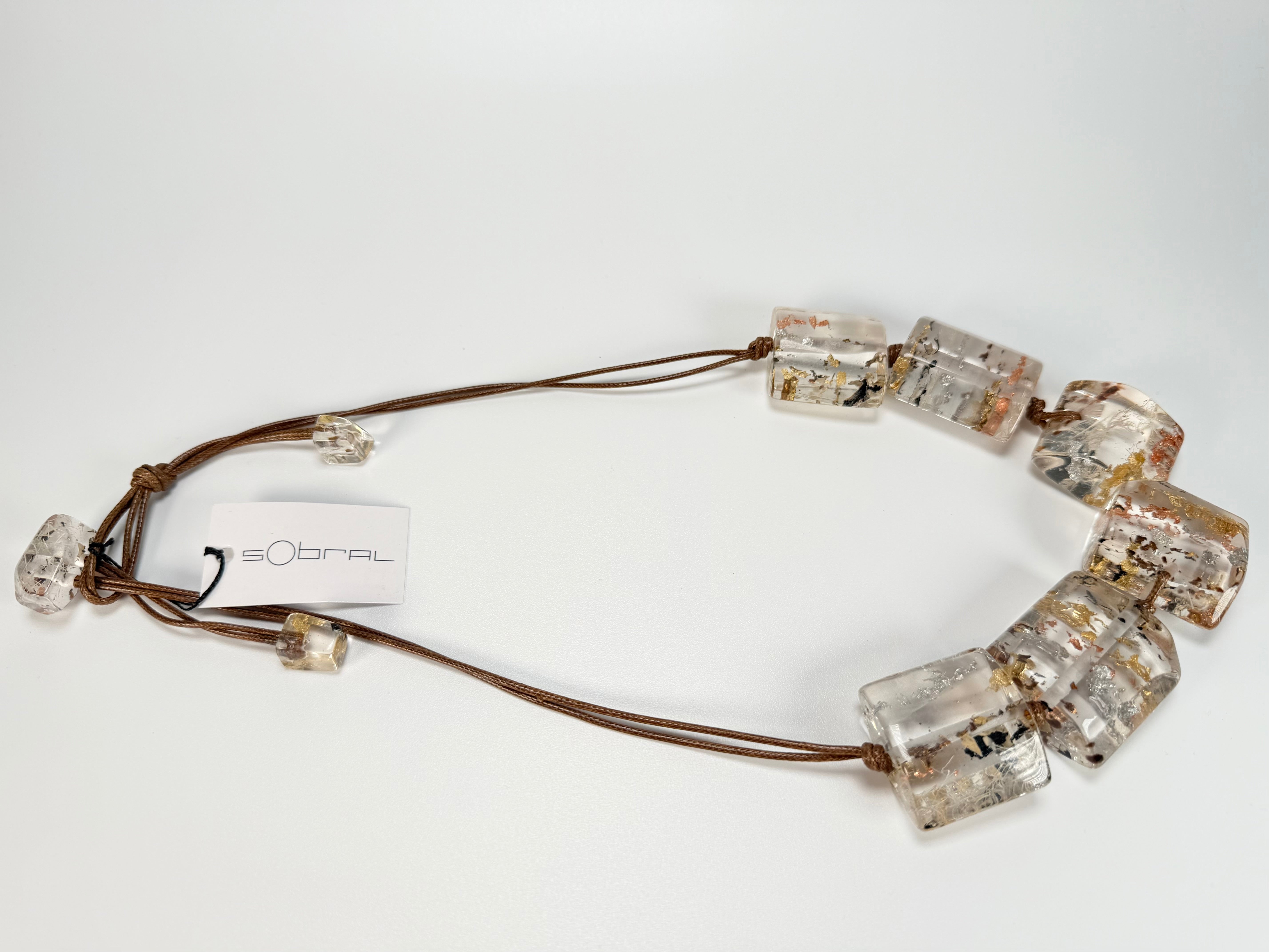 Sobral - Minas Gerais "Capitólio" Resin Necklace ( 005544 )