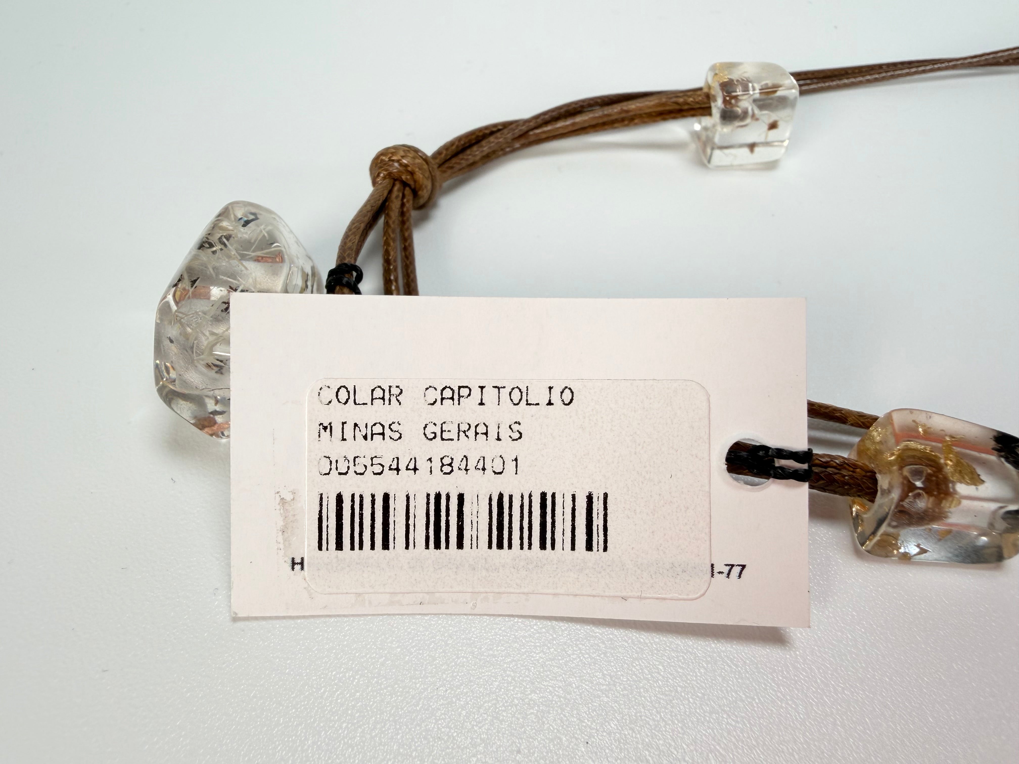 Sobral - Minas Gerais "Capitólio" Resin Necklace ( 005544 )