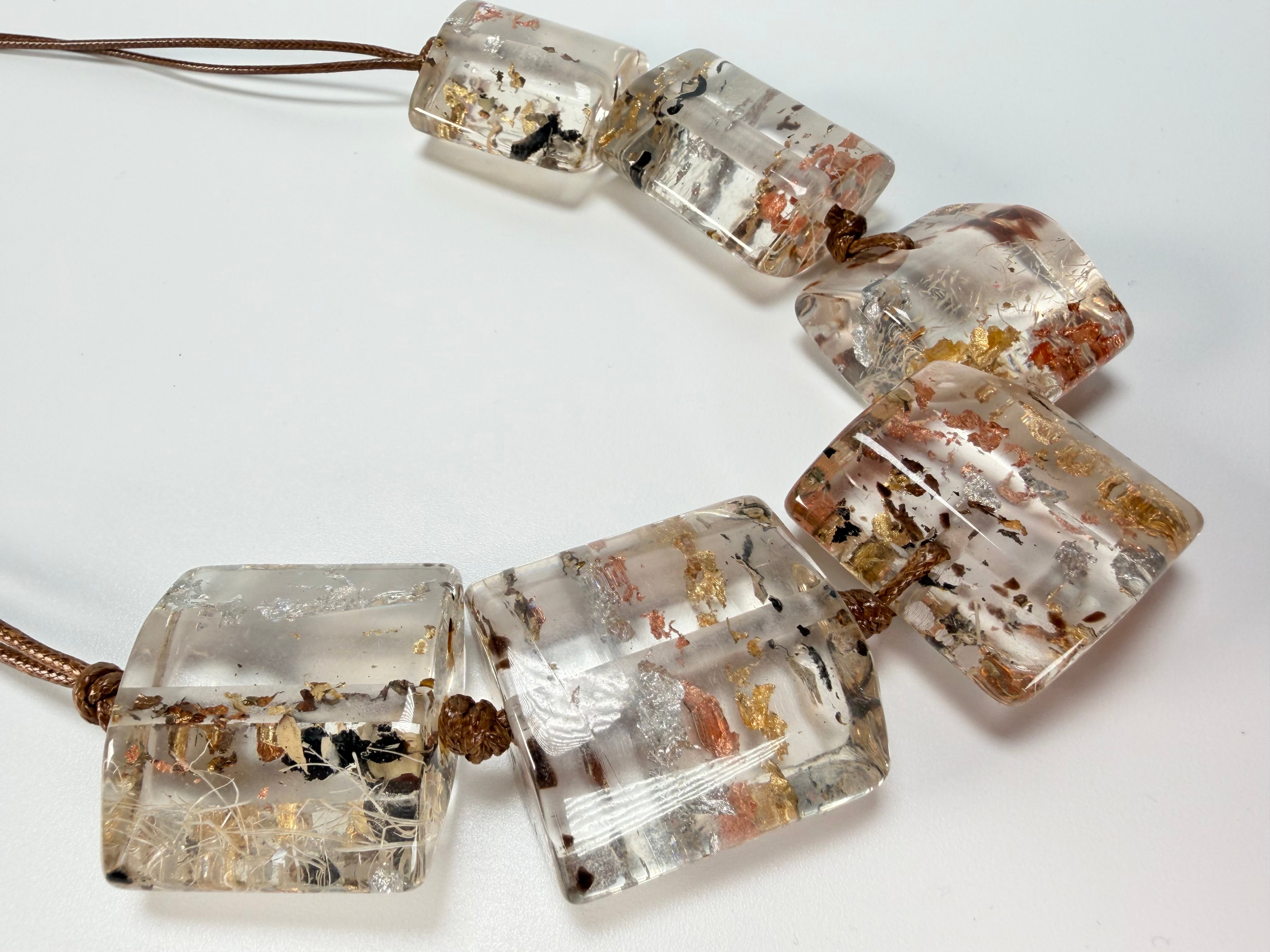 Sobral - Minas Gerais "Capitólio" Resin Necklace ( 005544 )