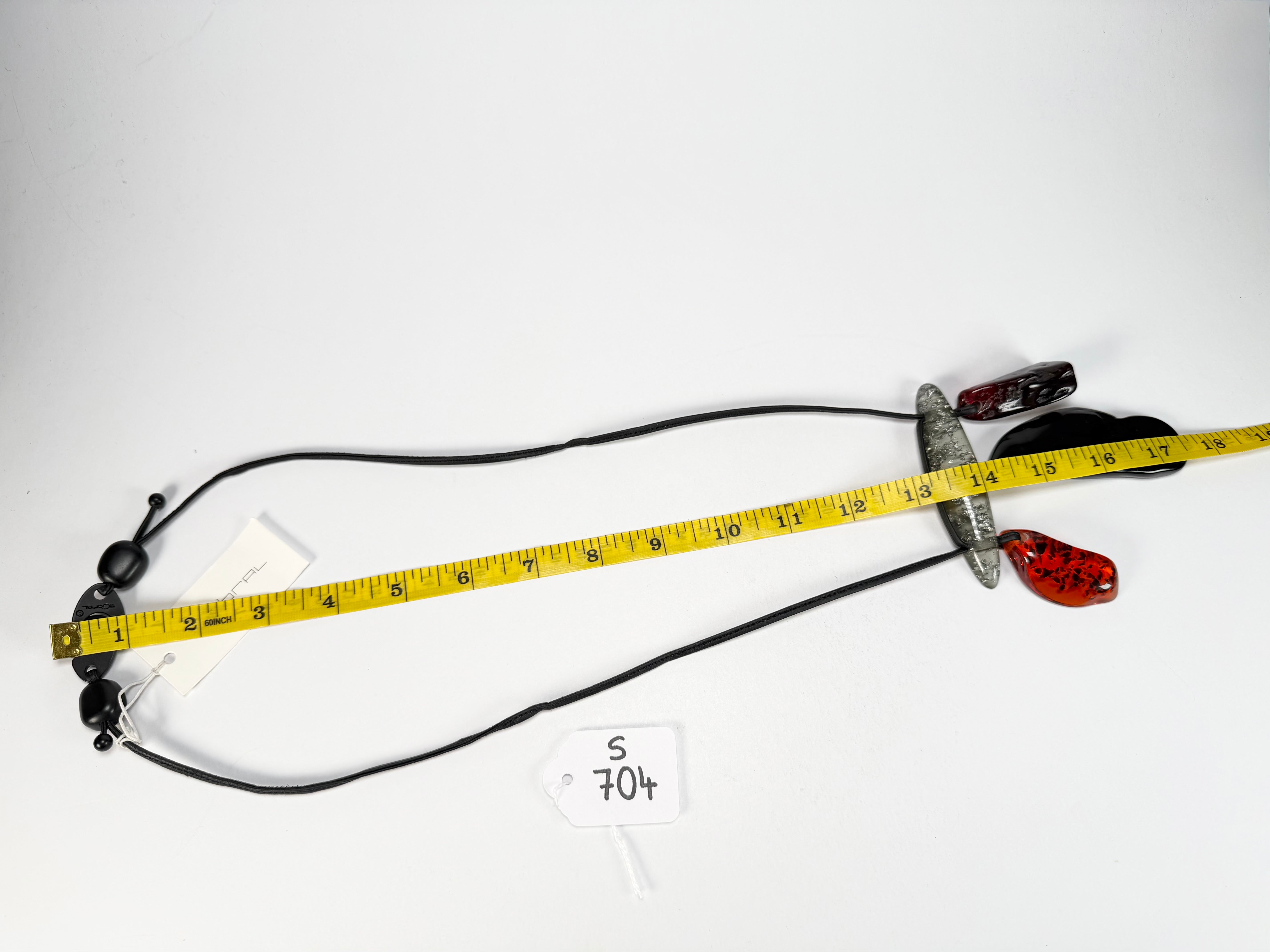 Sobral - Médio "Agudo" Studio Creation Resin Necklace ( 000000 )