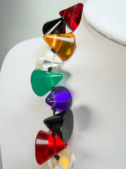 Sobral - Mix 2023 "Cones MD" Resin Necklace ( 005368 )