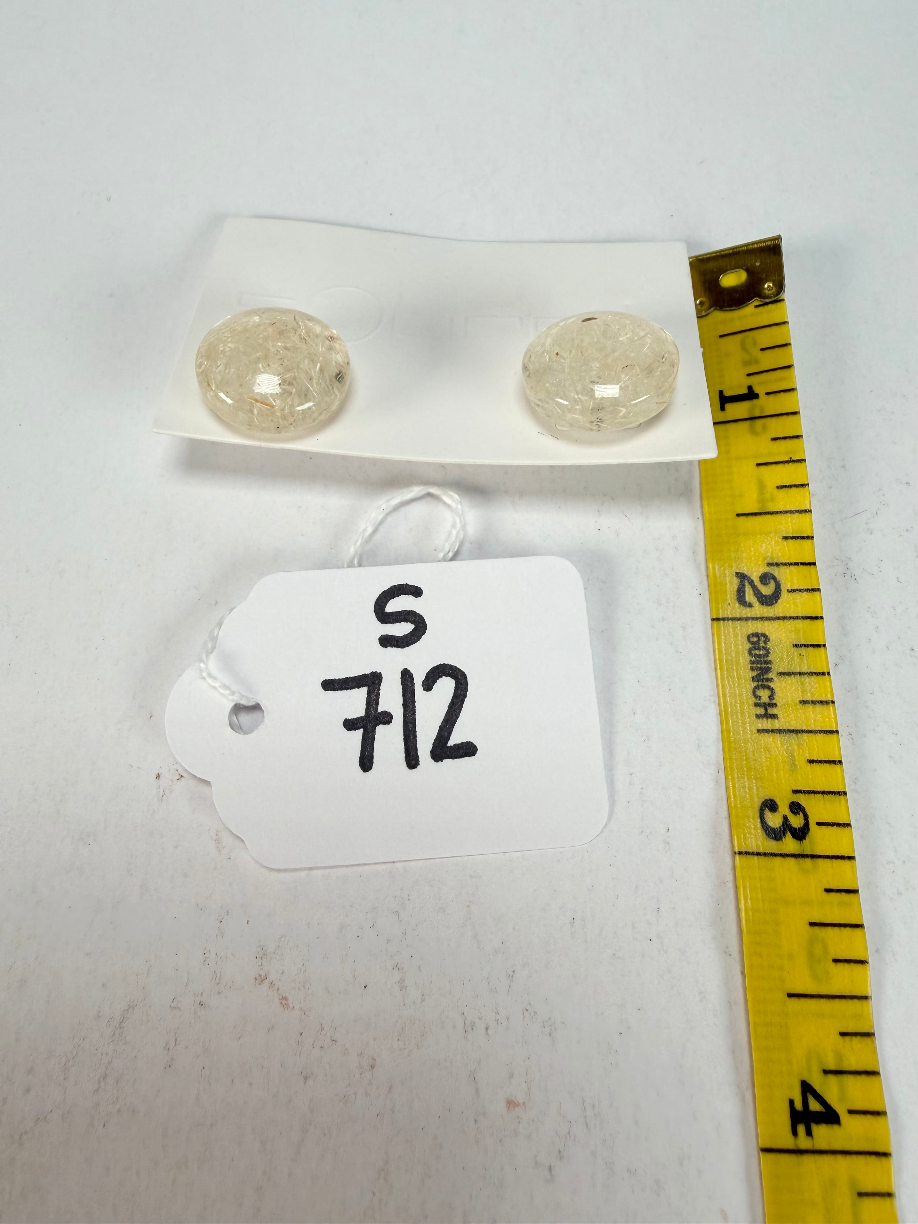 Sobral - Sisal "Bia" Resin Earrings ( 004186 )