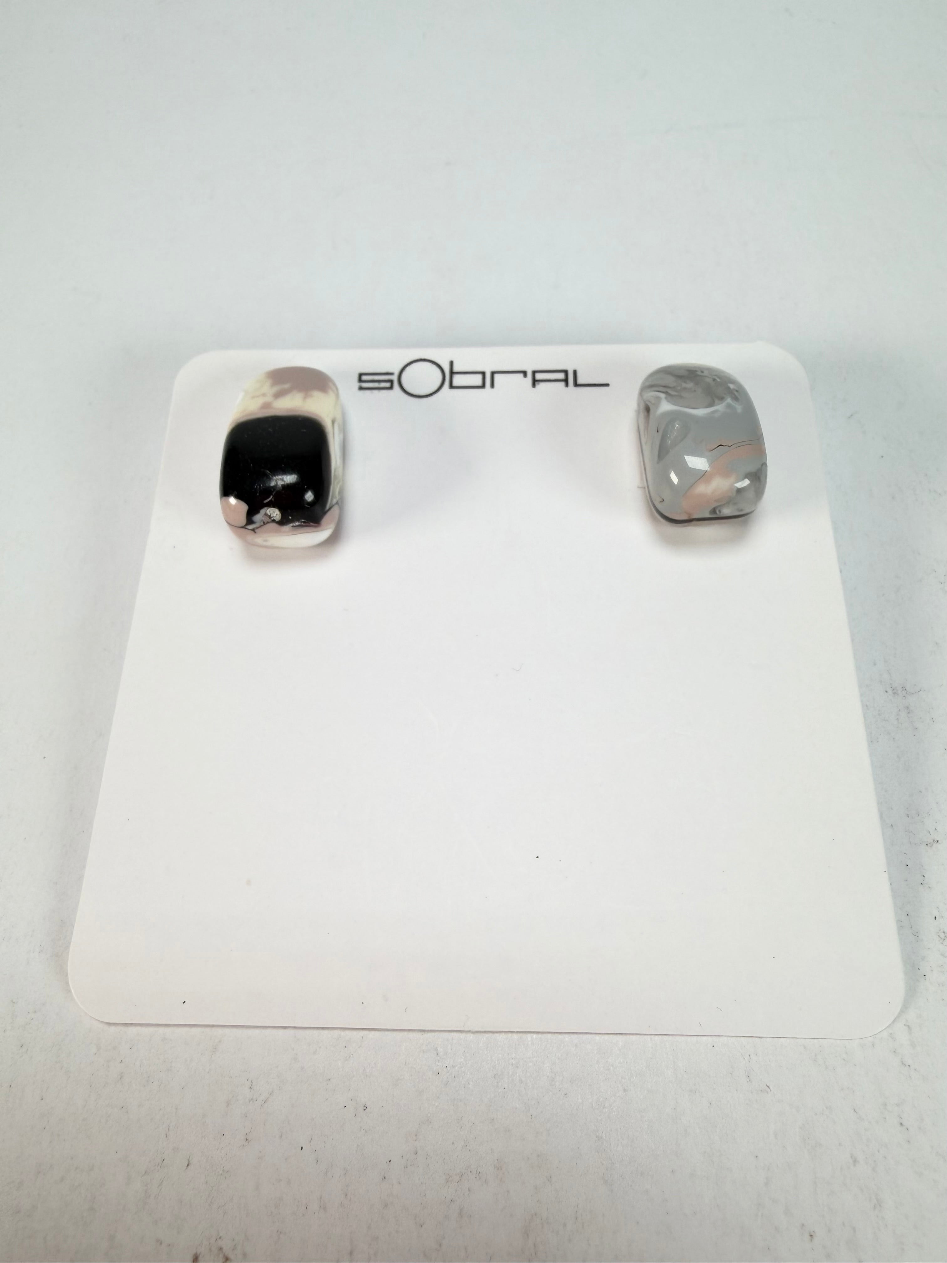 Sobral -  Lágrima D'or "New Habilis" Pollock Resin Earrings ( 005261 )