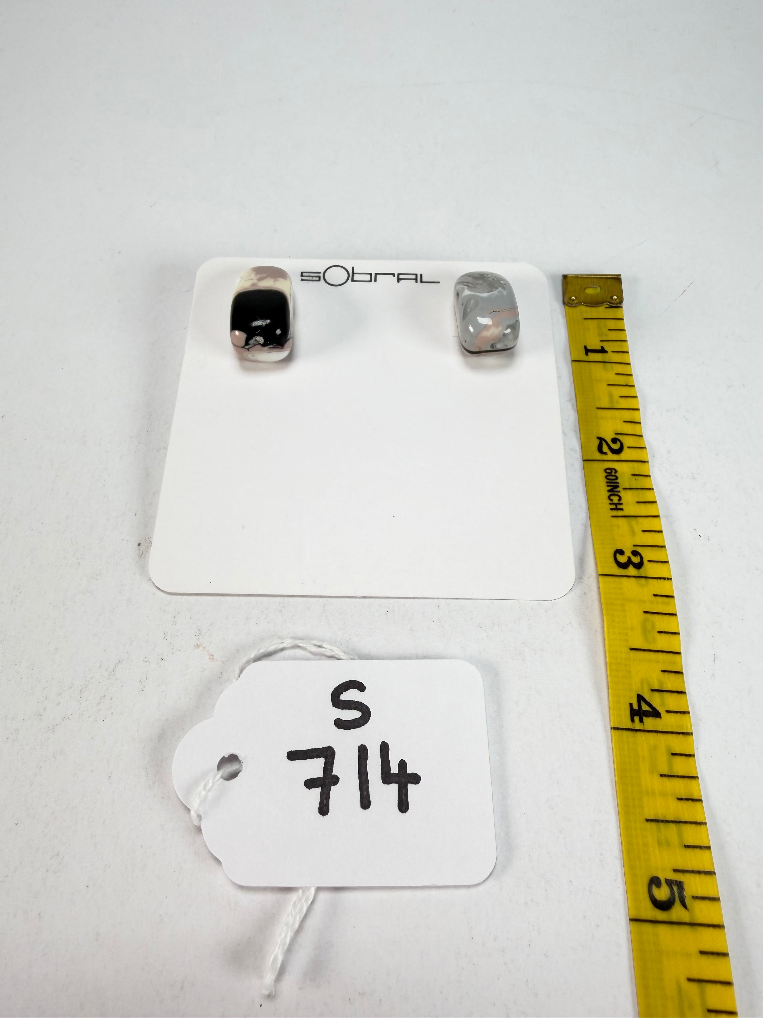 Sobral -  Lágrima D'or "New Habilis" Pollock Resin Earrings ( 005261 )