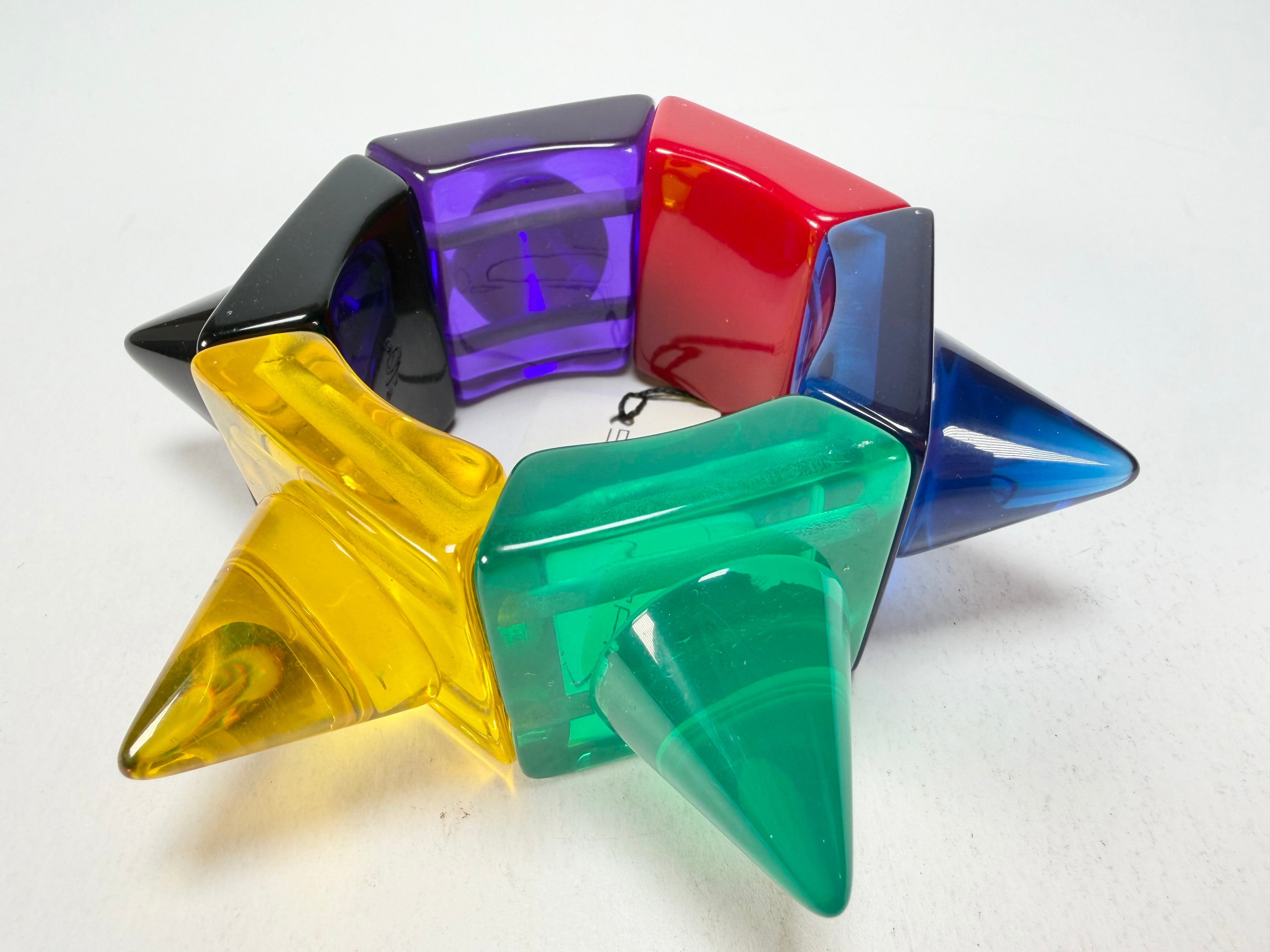 Sobral - Mix 2023 "Sabrina KL" Transparent Mix Resin Bracelet ( 002893 )