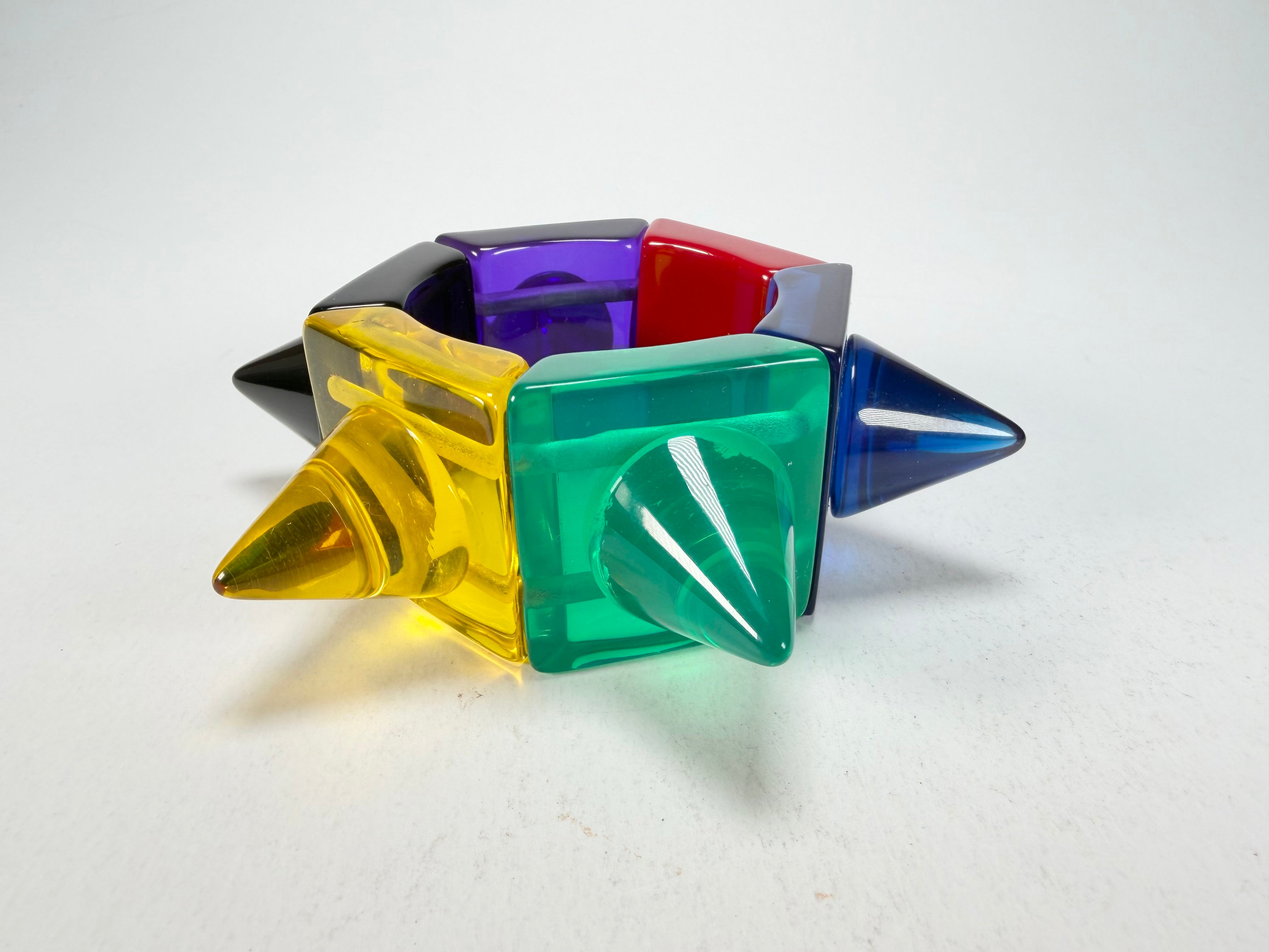 Sobral - Mix 2023 "Sabrina KL" Transparent Mix Resin Bracelet ( 002893 )