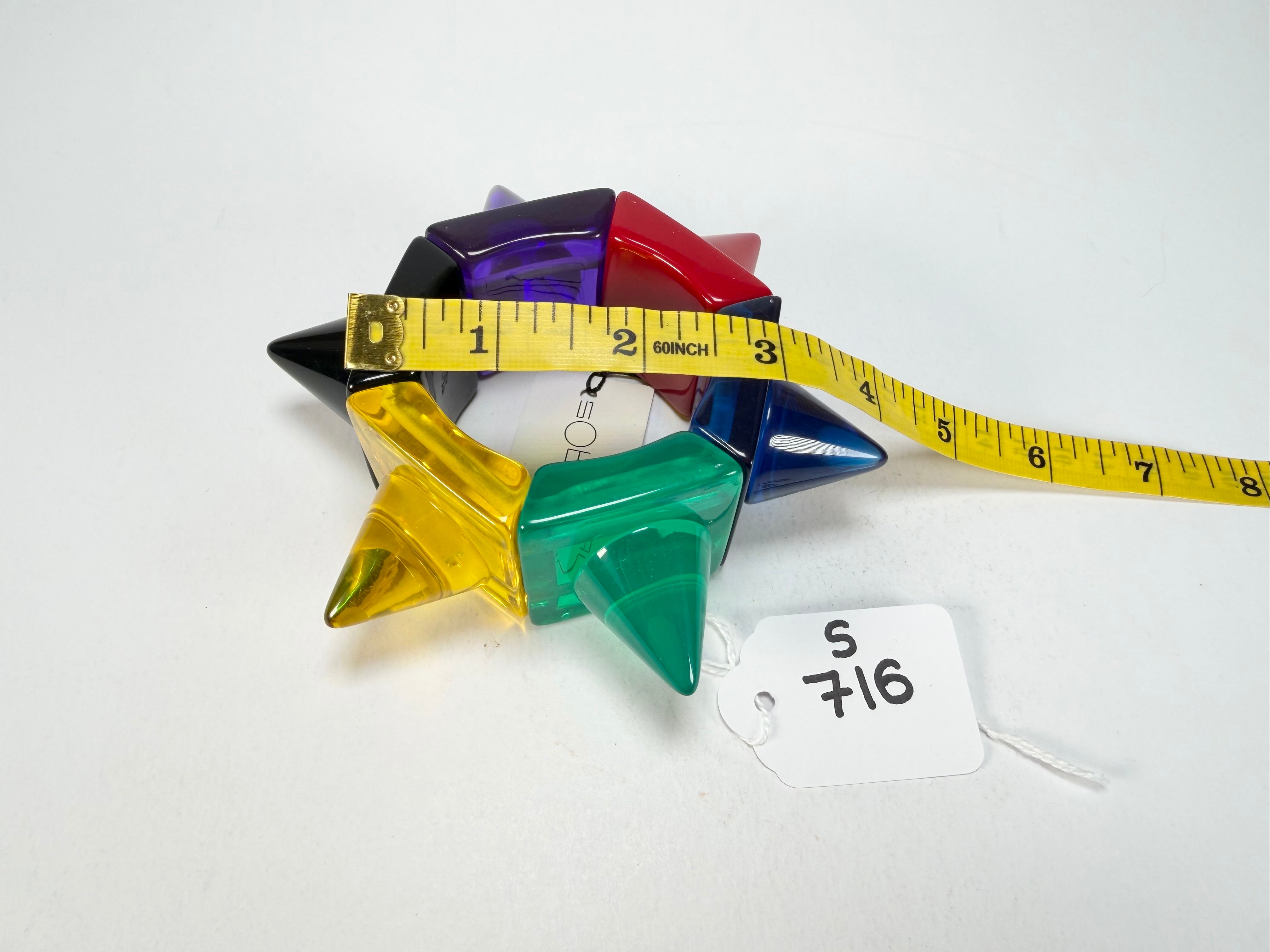 Sobral - Mix 2023 "Sabrina KL" Transparent Mix Resin Bracelet ( 002893 )
