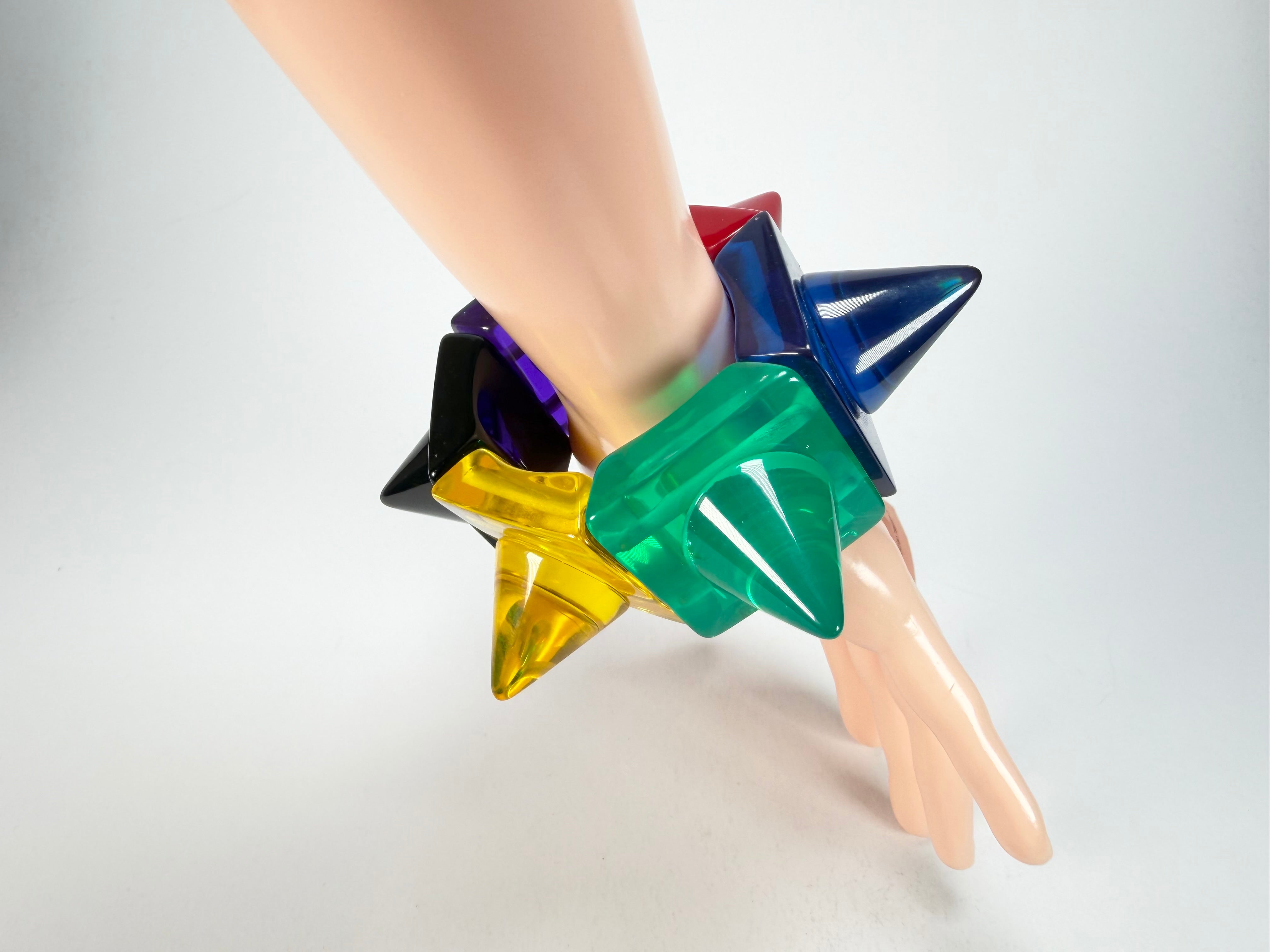 Sobral - Mix 2023 "Sabrina KL" Transparent Mix Resin Bracelet ( 002893 )