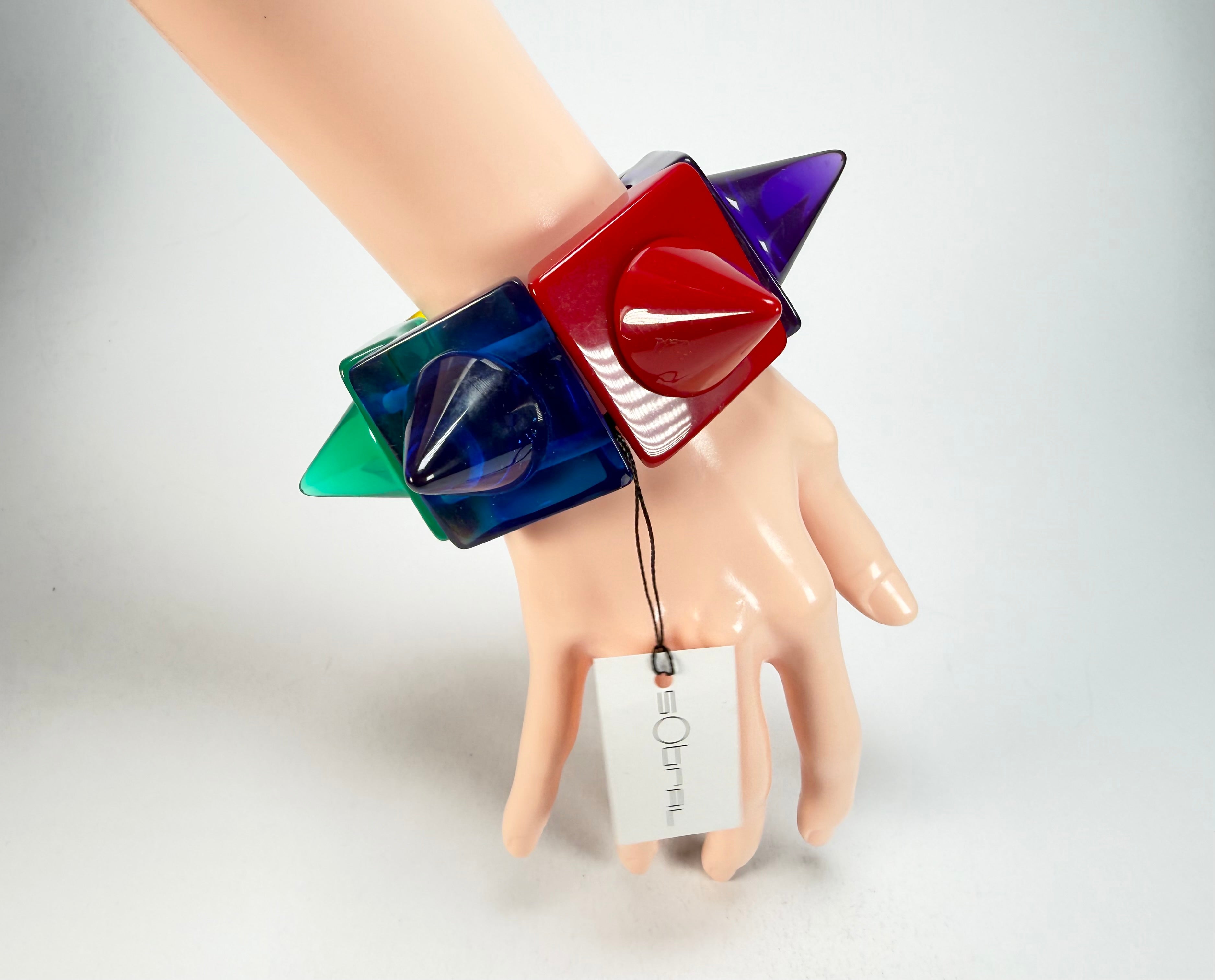 Sobral - Mix 2023 "Sabrina KL" Transparent Mix Resin Bracelet ( 002893 )