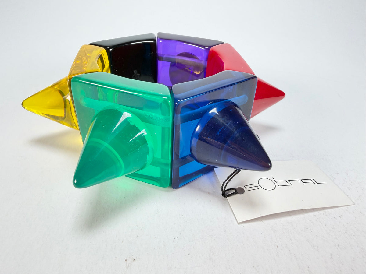 Sobral - Mix 2023 "Sabrina KL" Transparent Mix Resin Bracelet ( 002893 )