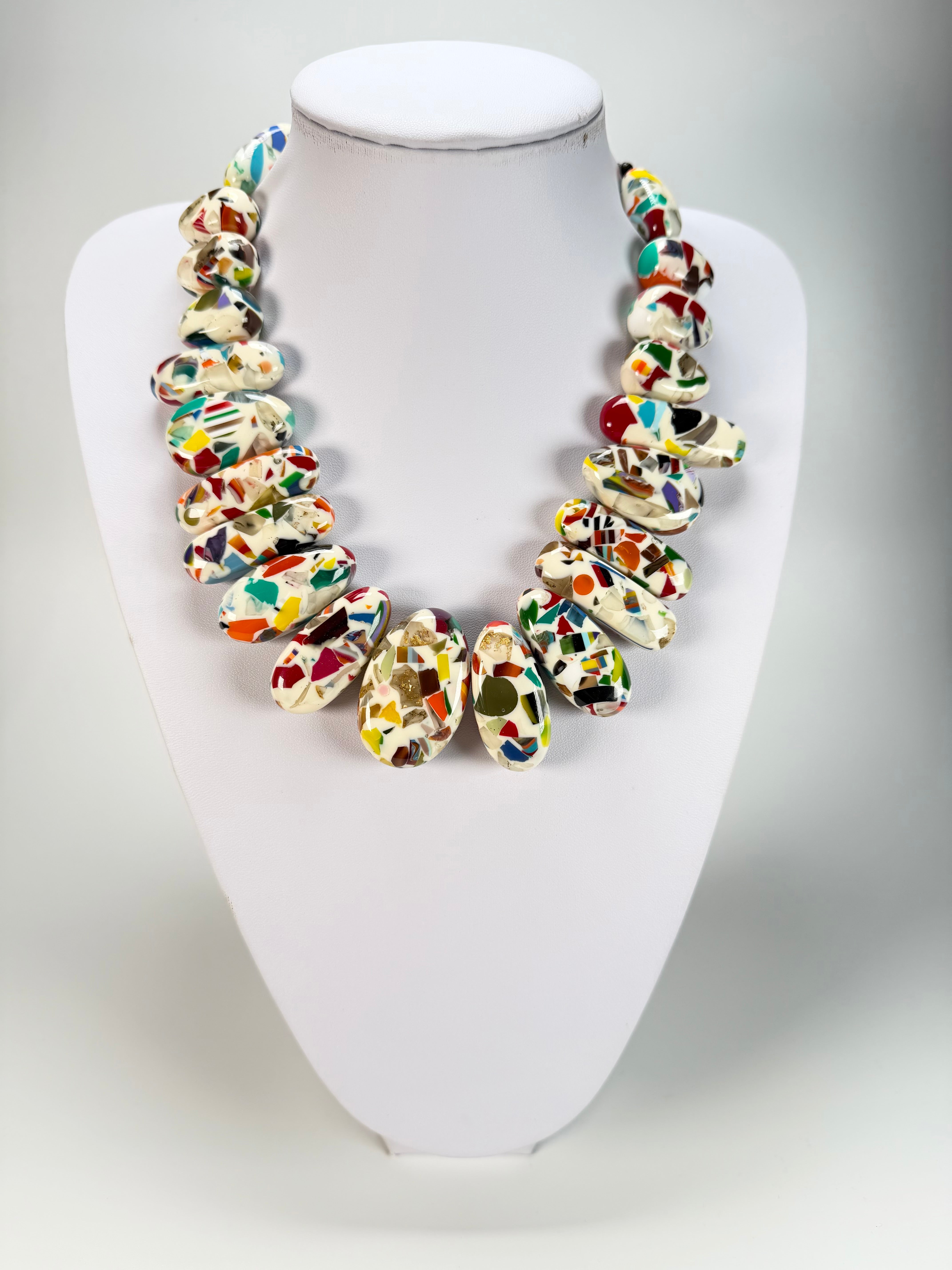 Sobral - Caillou Marfim "Monica" Resin Necklace ( 005412 )