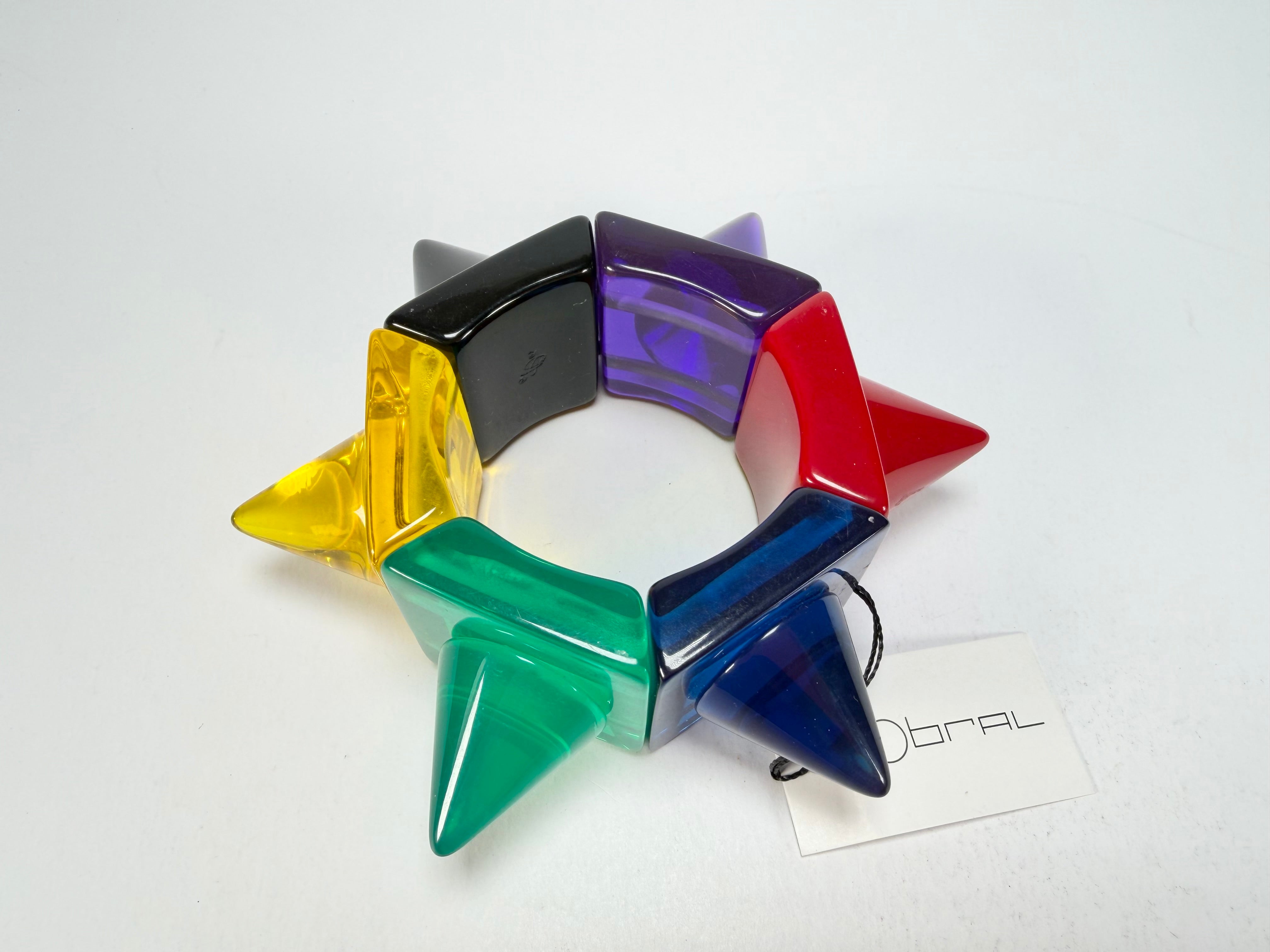 Sobral - Mix 2023 "Sabrina KL" Transparent Mix Resin Bracelet ( 002893 )
