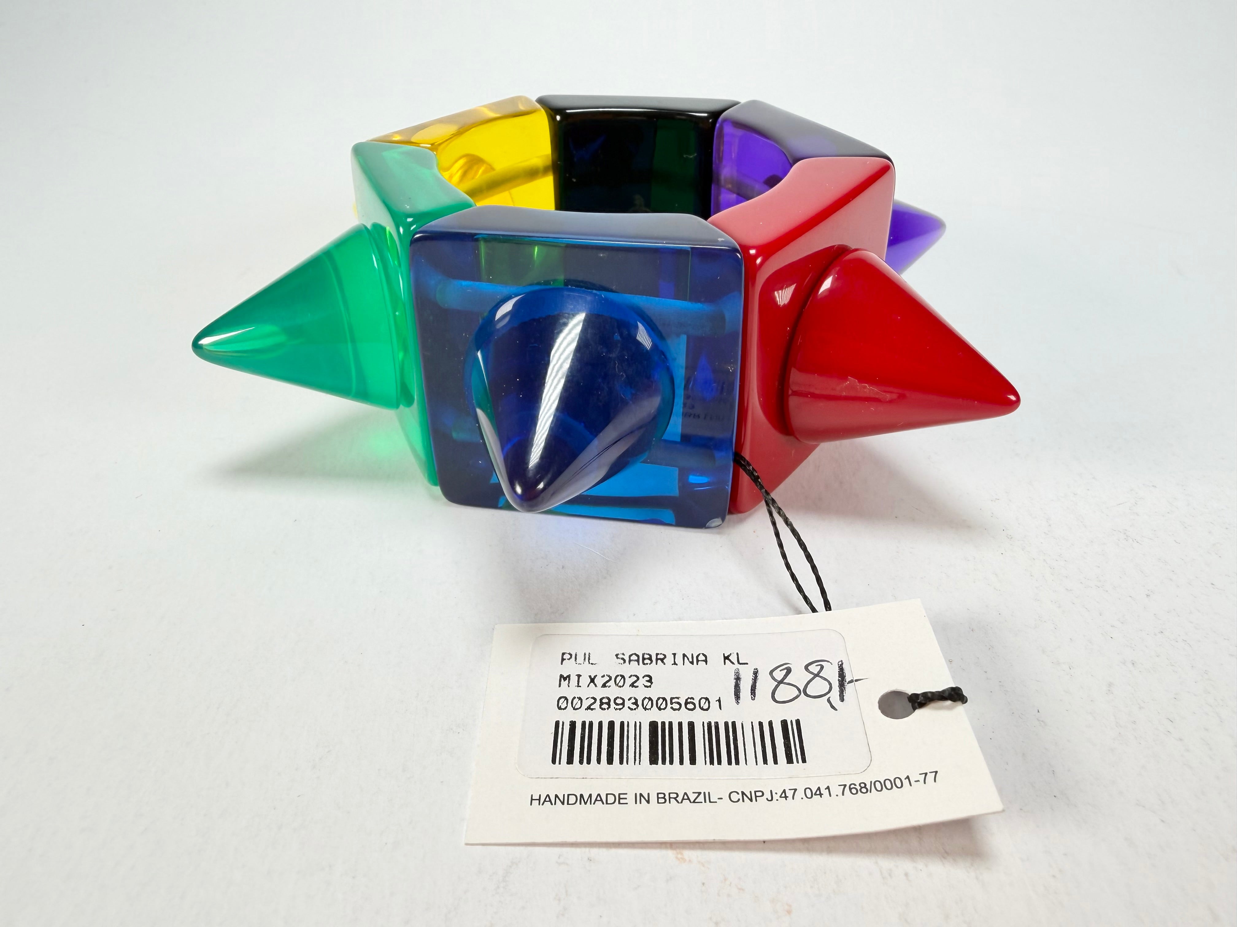 Sobral - Mix 2023 "Sabrina KL" Transparent Mix Resin Bracelet ( 002893 )