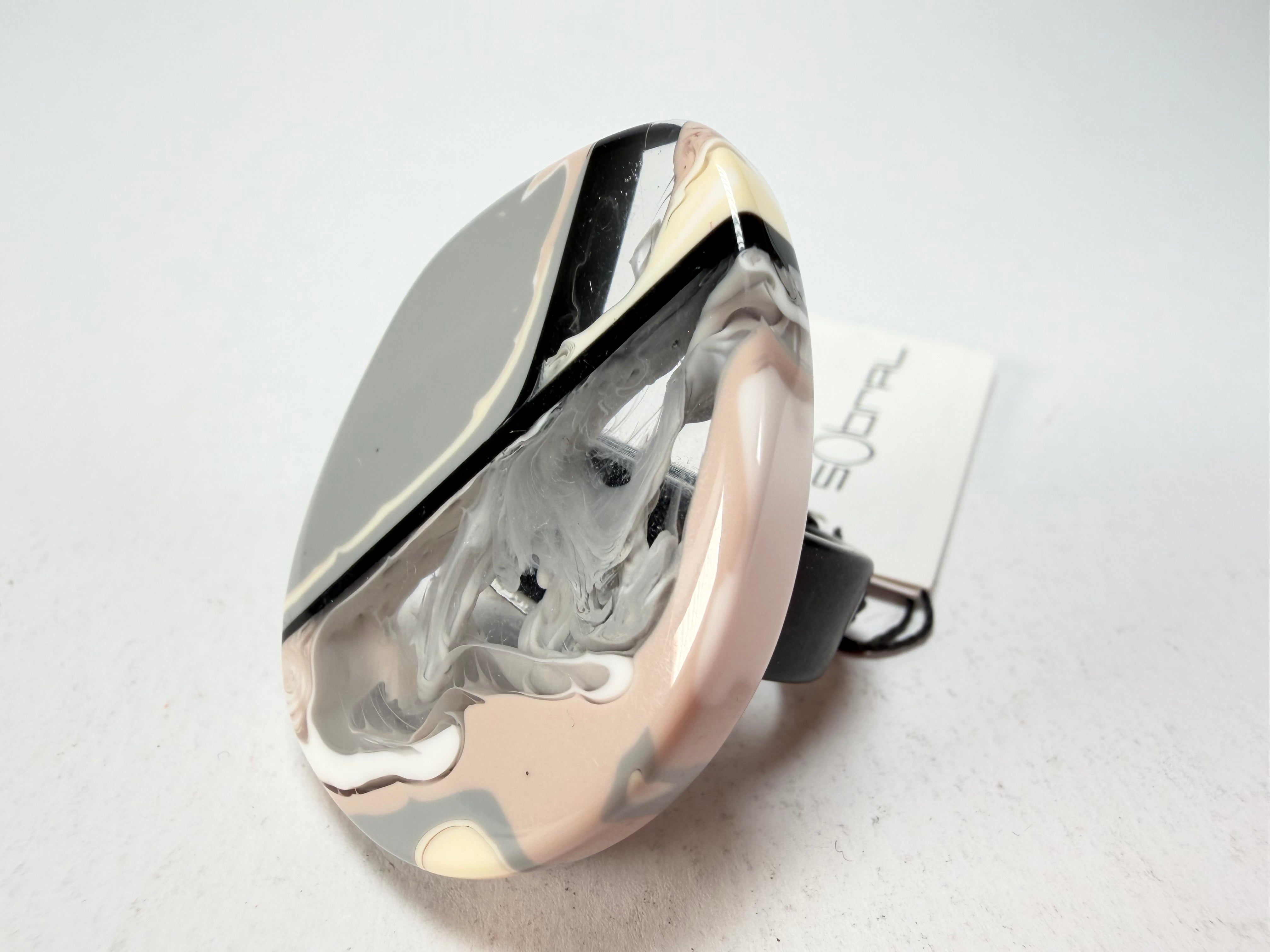 Sobral - Lágrima D'or "Namibia" Resin Ring ( 005113 ) - Size UK T / US 9