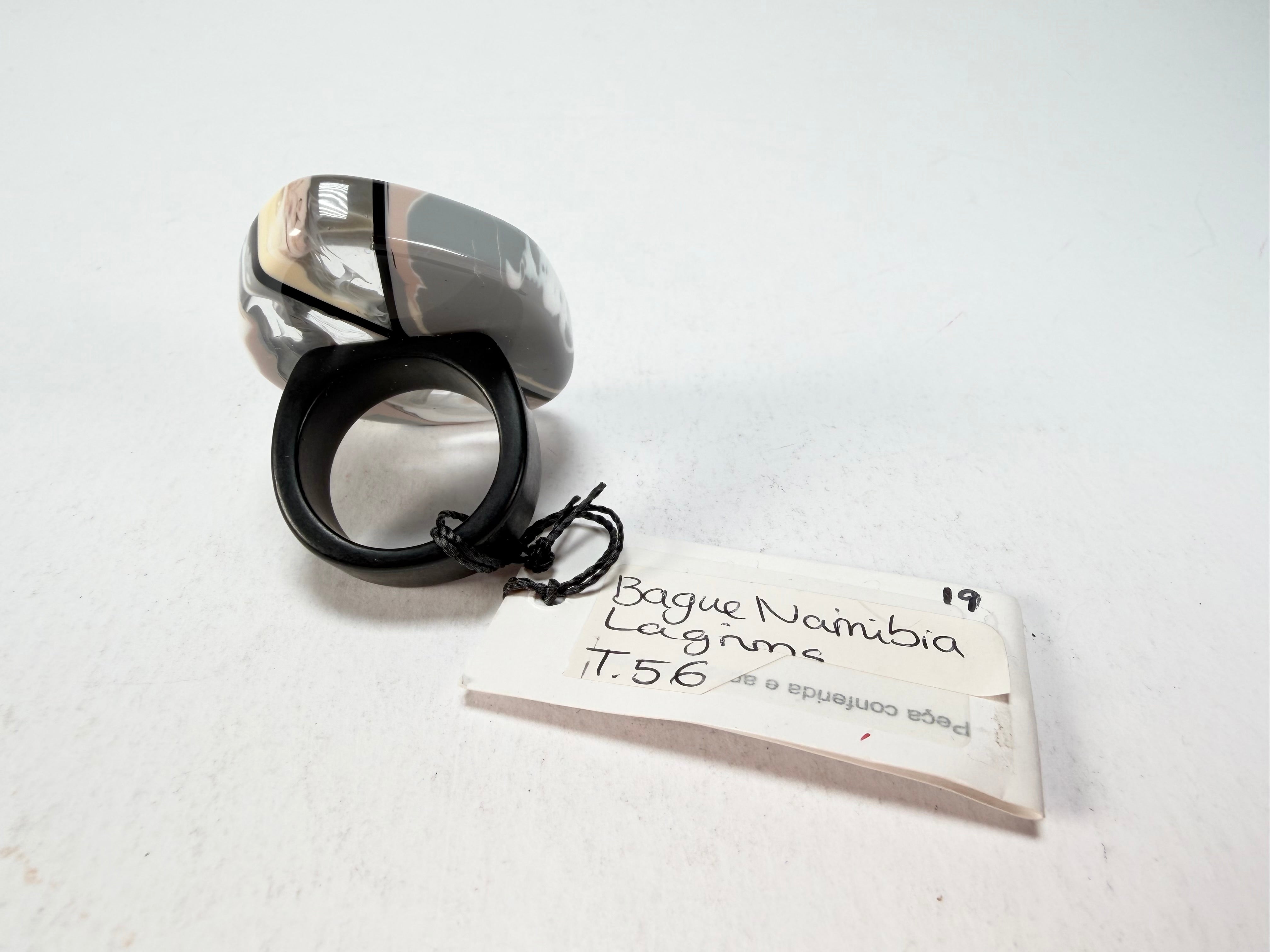 Sobral - Lágrima D'or "Namibia" Resin Ring ( 005113 ) - Size UK T / US 9