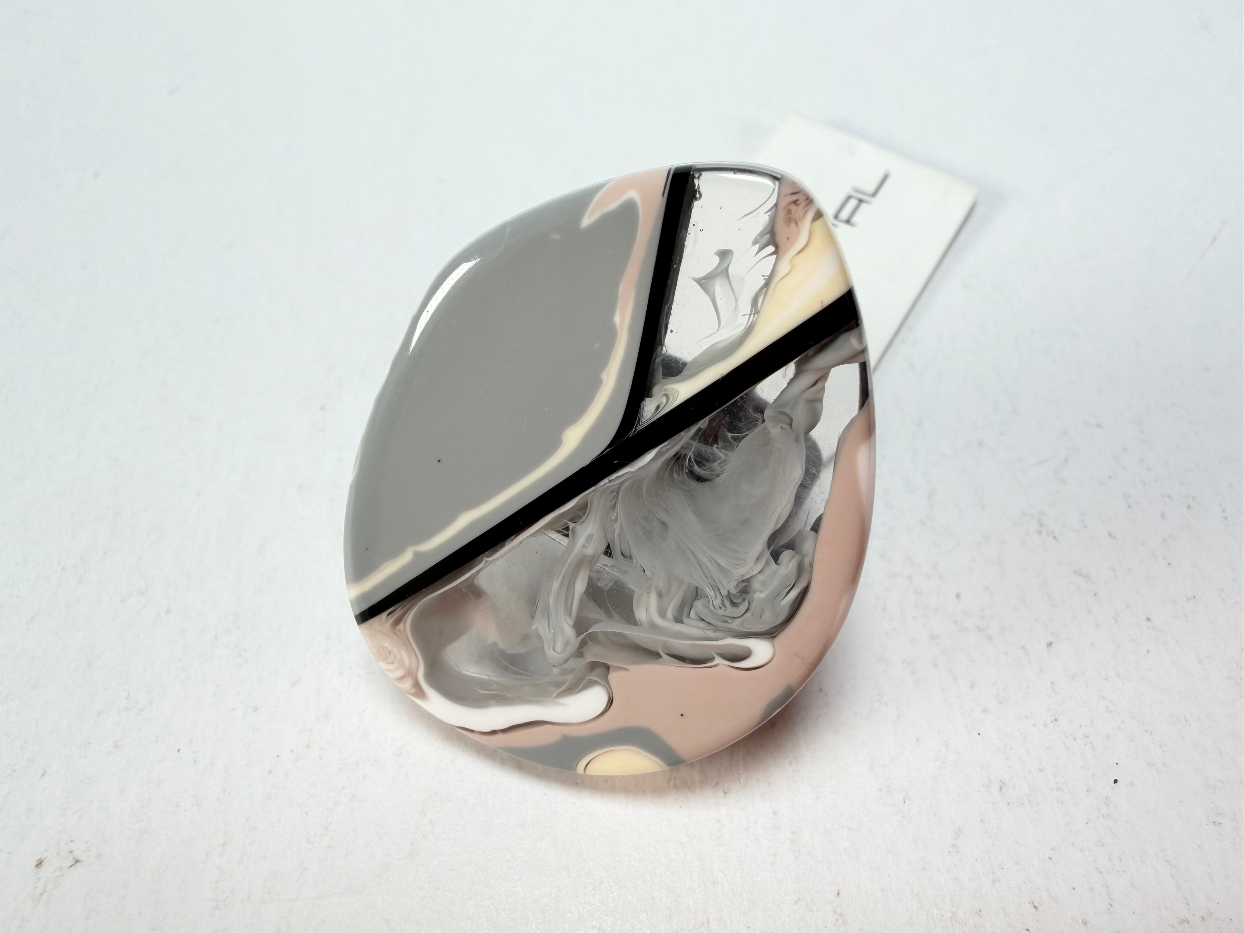 Sobral - Lágrima D'or "Namibia" Resin Ring ( 005113 ) - Size UK T / US 9