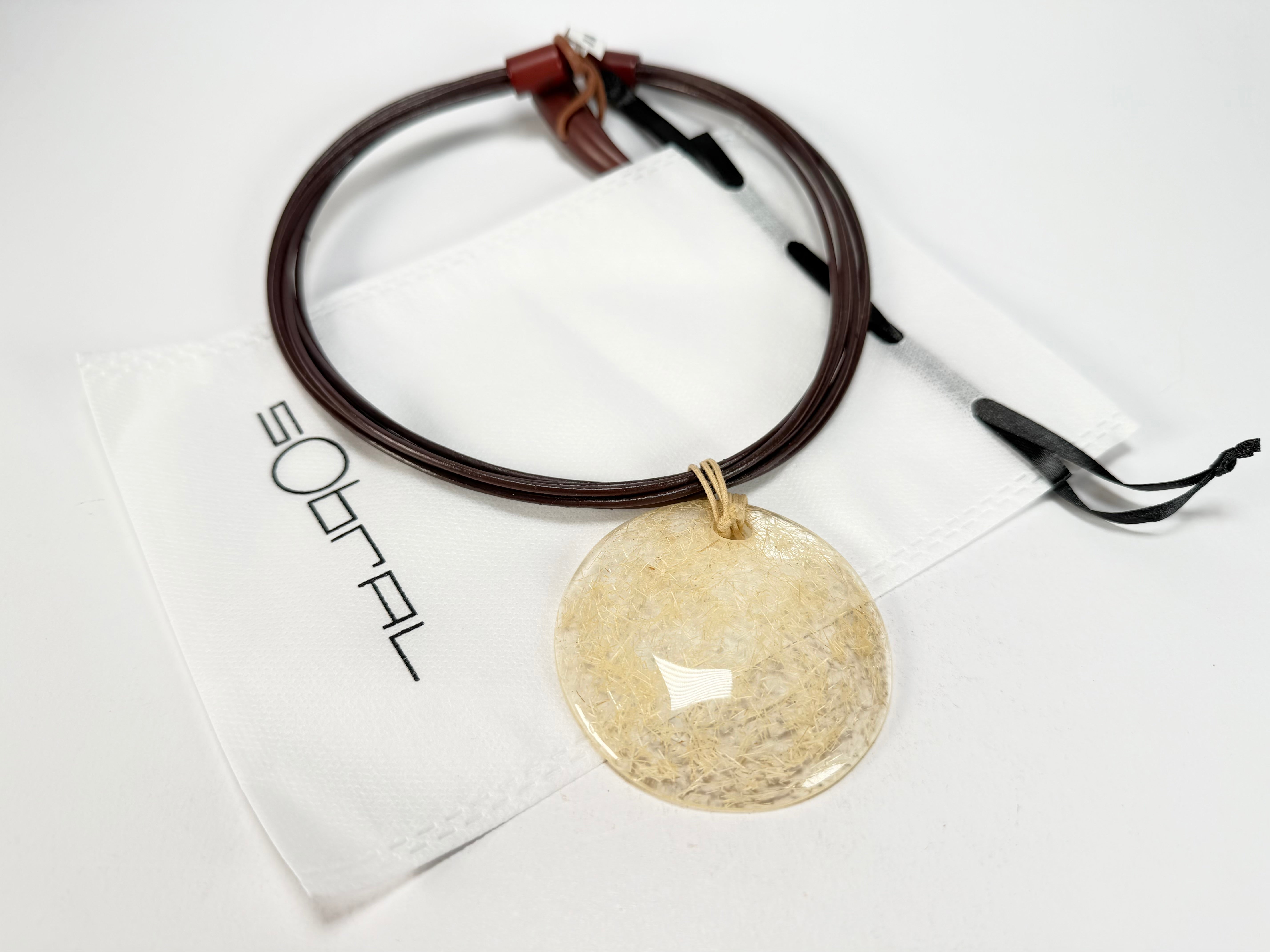 Sobral - Sisal "Japeri" Resin Necklace ( 002946 )