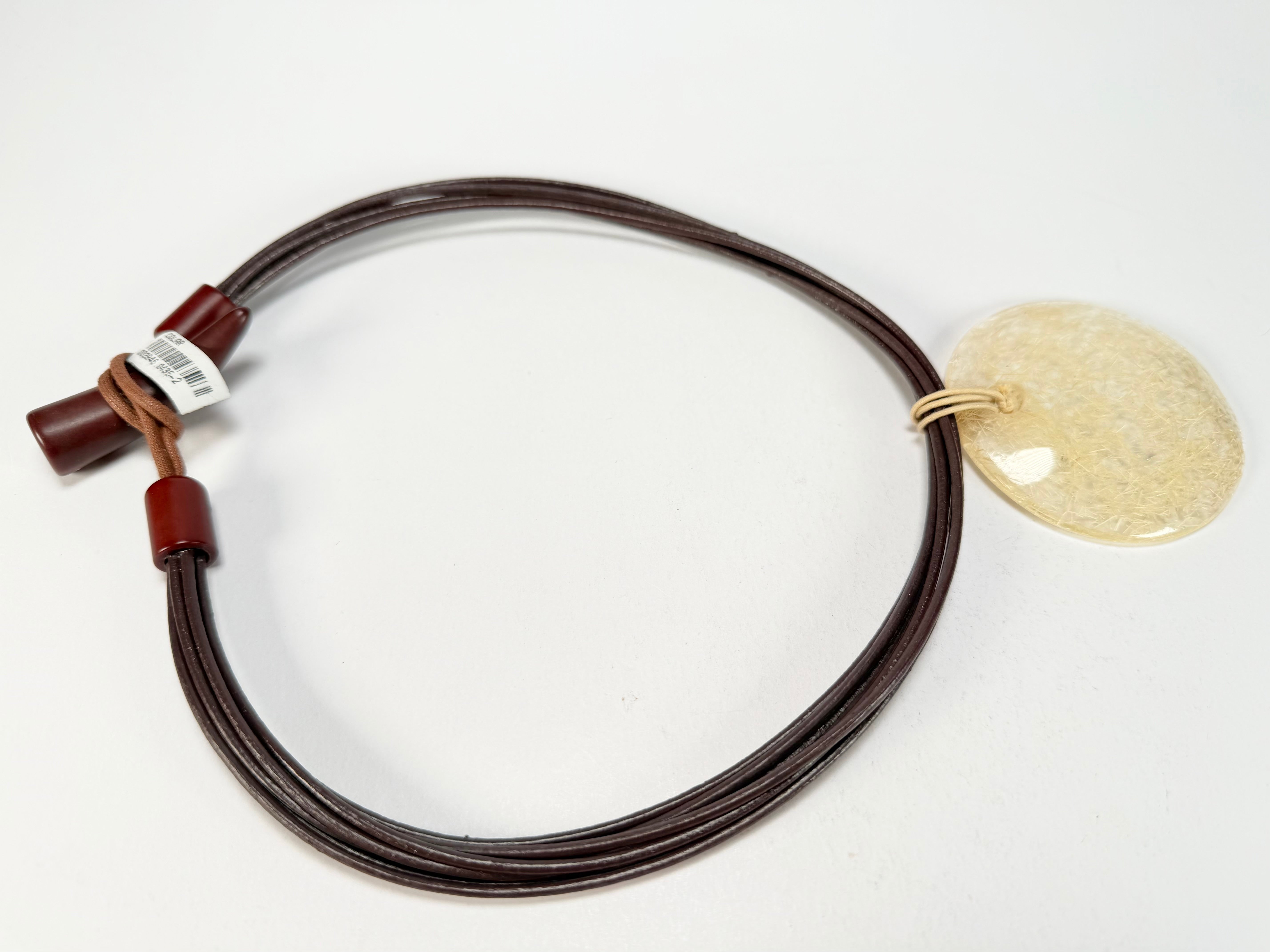 Sobral - Sisal "Japeri" Resin Necklace ( 002946 )