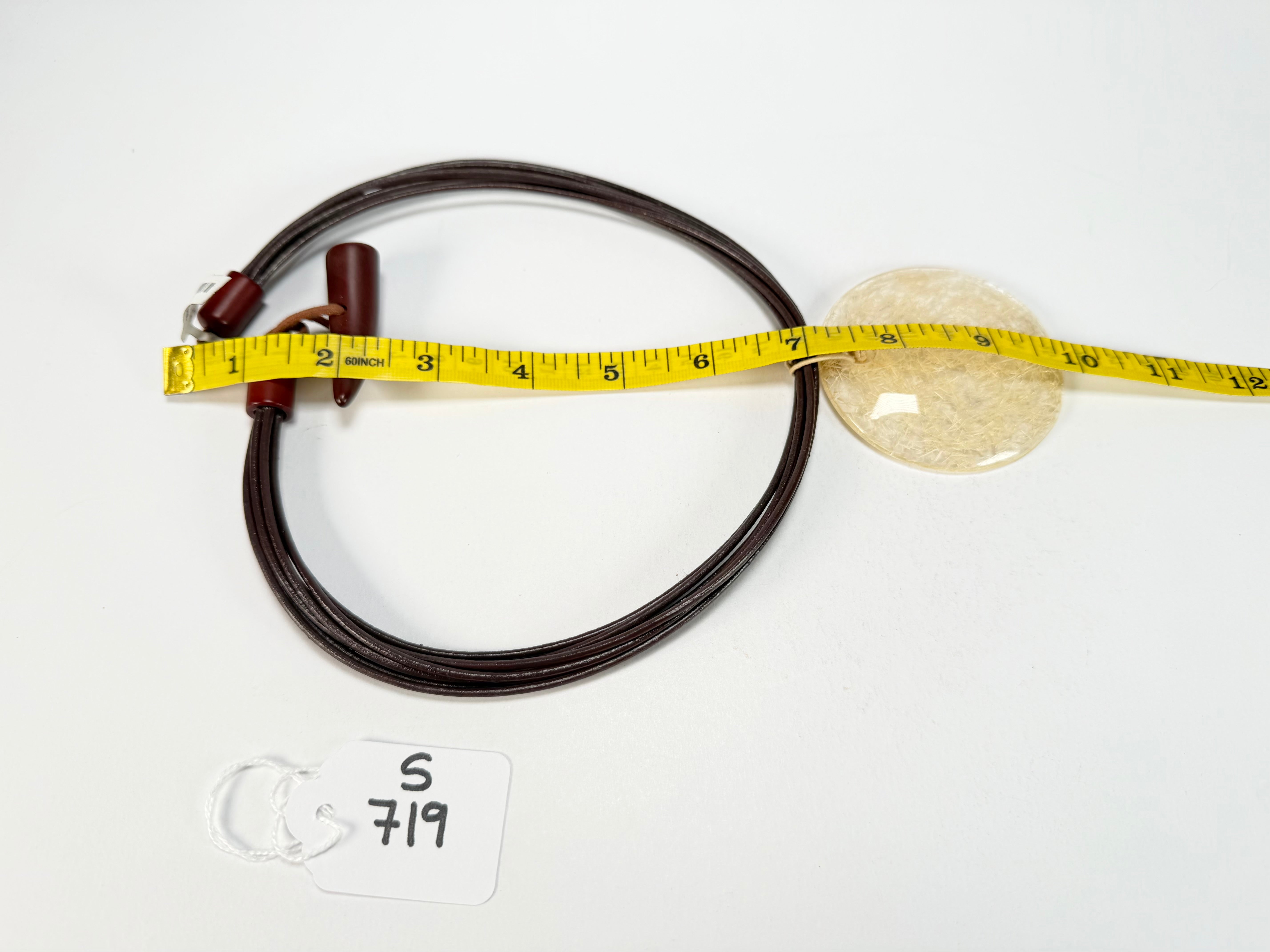 Sobral - Sisal "Japeri" Resin Necklace ( 002946 )