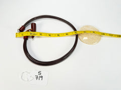 Sobral - Sisal "Japeri" Resin Necklace ( 002946 )