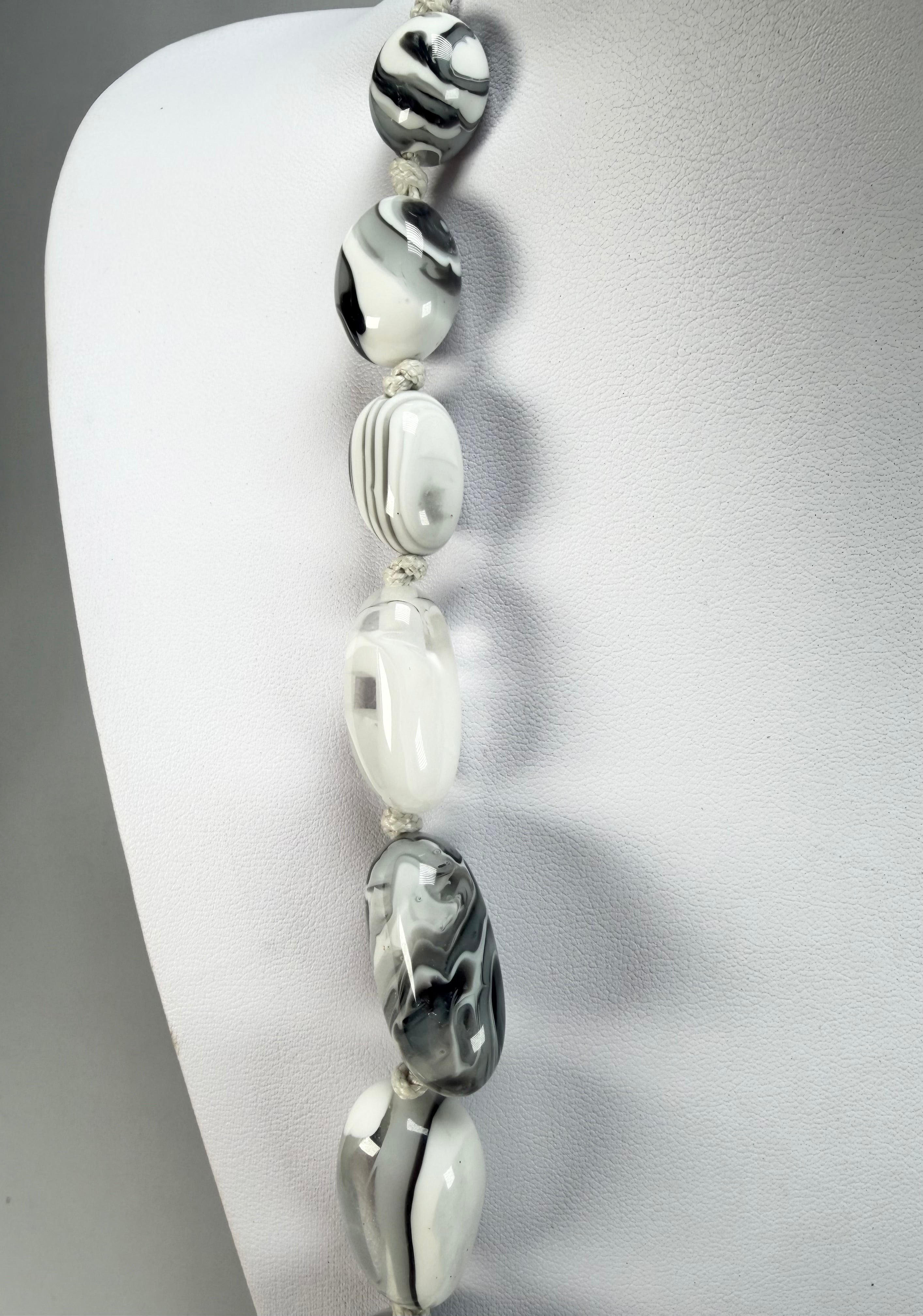 Sobral - Onda Gelo "Wave" Resin Necklace ( 005327 )