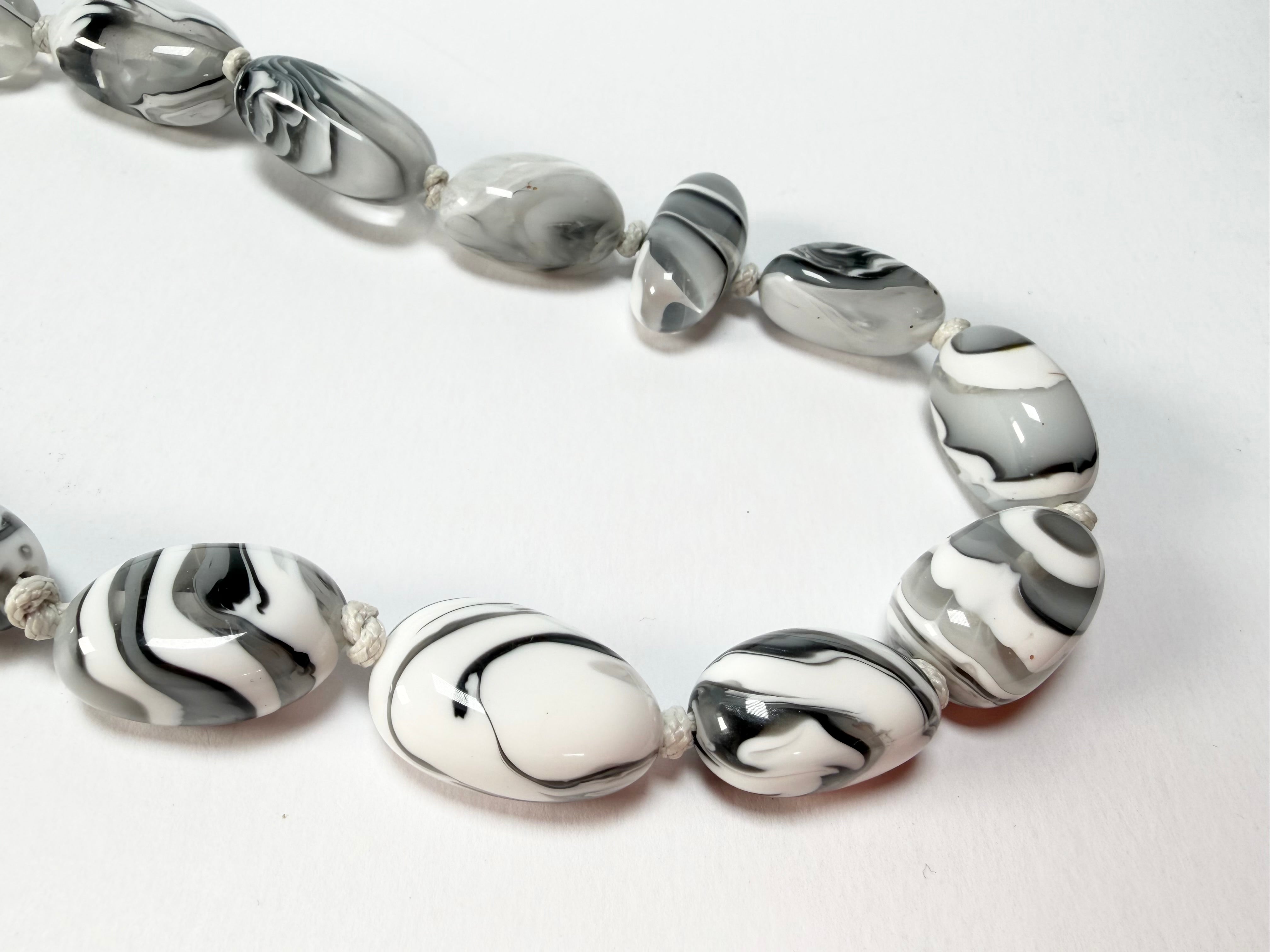 Sobral - Onda Gelo "Wave" Resin Necklace ( 005327 )