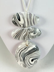 Sobral - Onda Gelo "Ancestral" Resin Necklace ( 005027 )