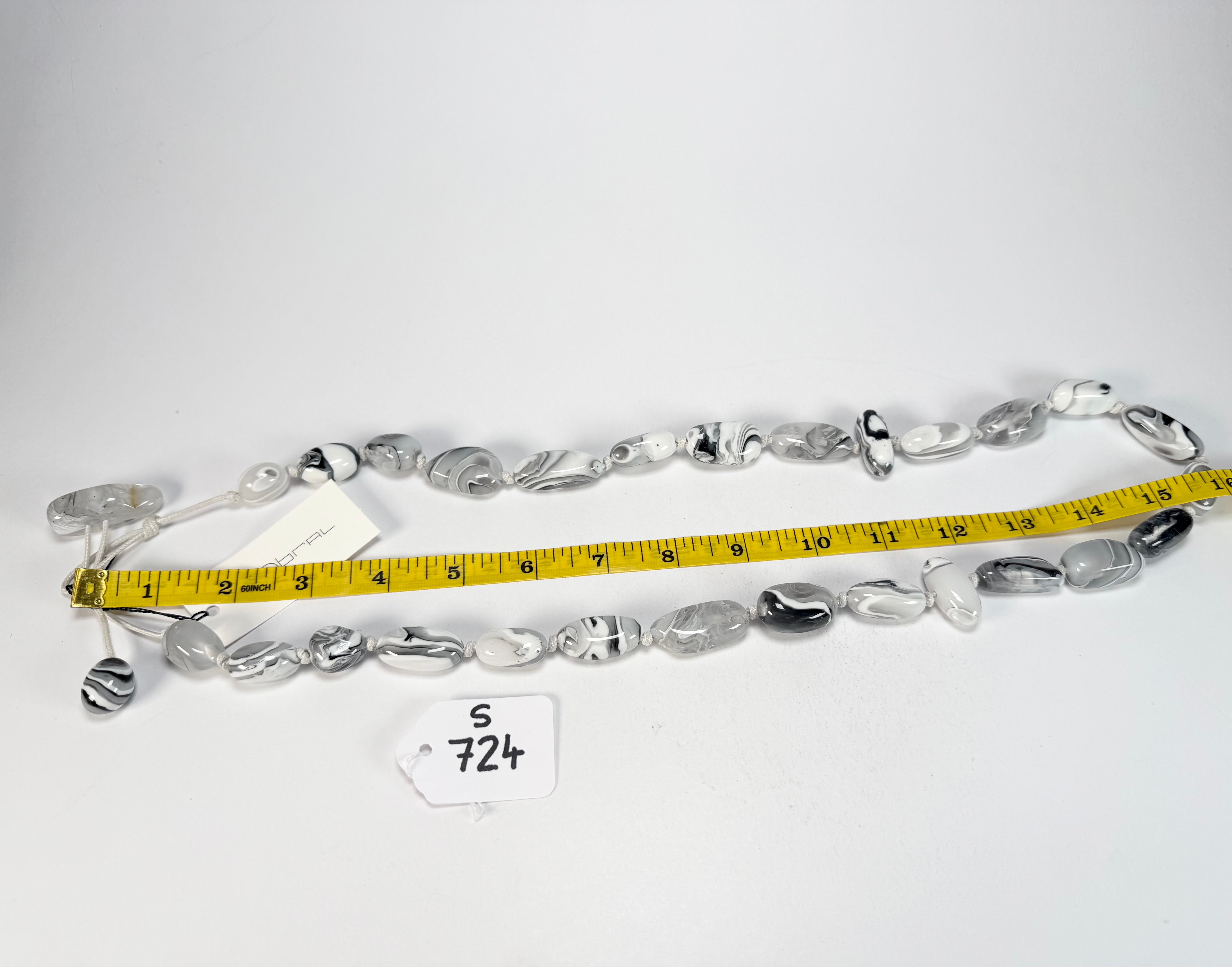 Sobral - Onda Gelo "Wave" Resin Necklace ( 005327 )