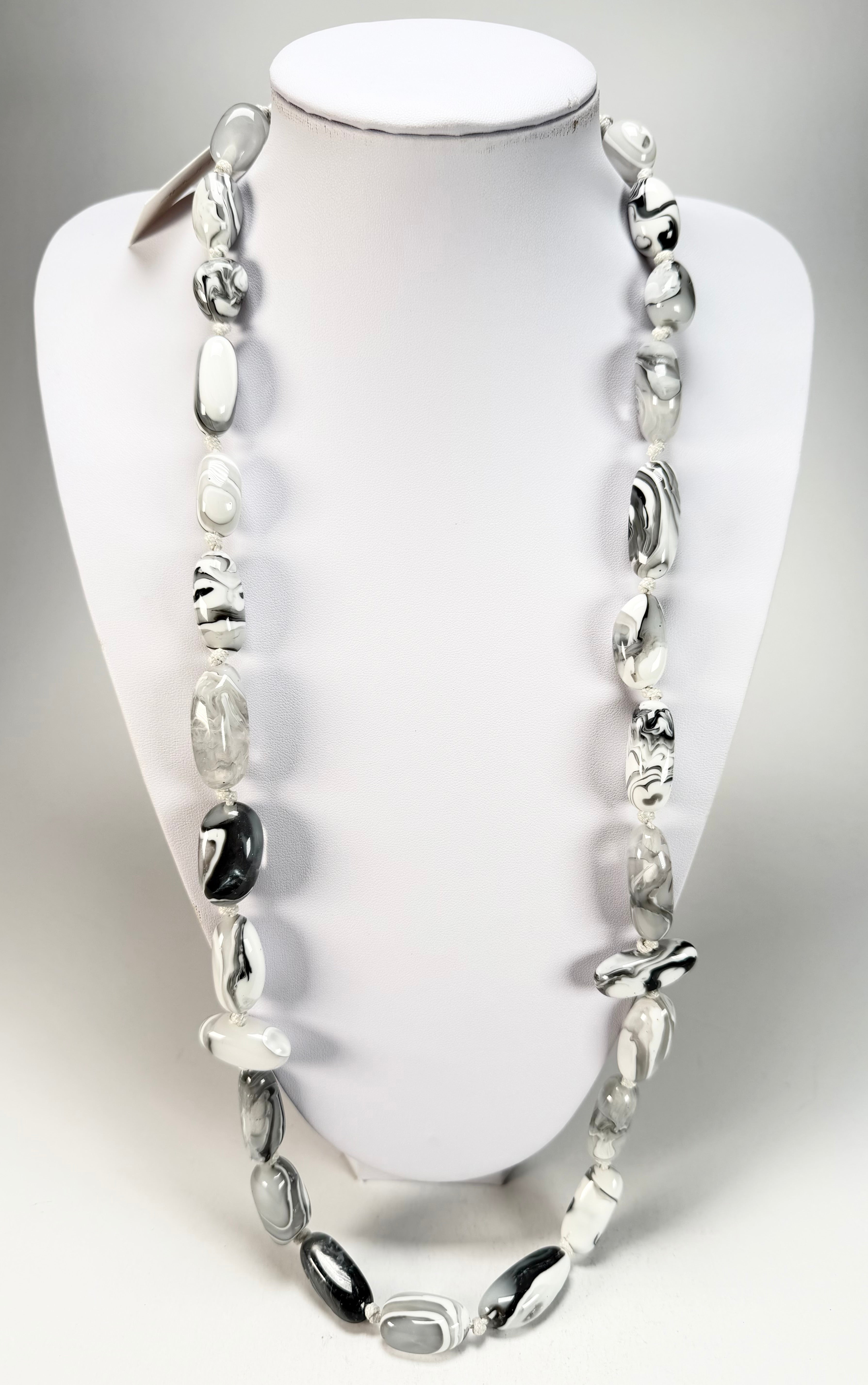 Sobral - Onda Gelo "Wave" Resin Necklace ( 005327 )