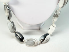 Sobral - Onda Gelo "Wave" Resin Necklace ( 005327 )