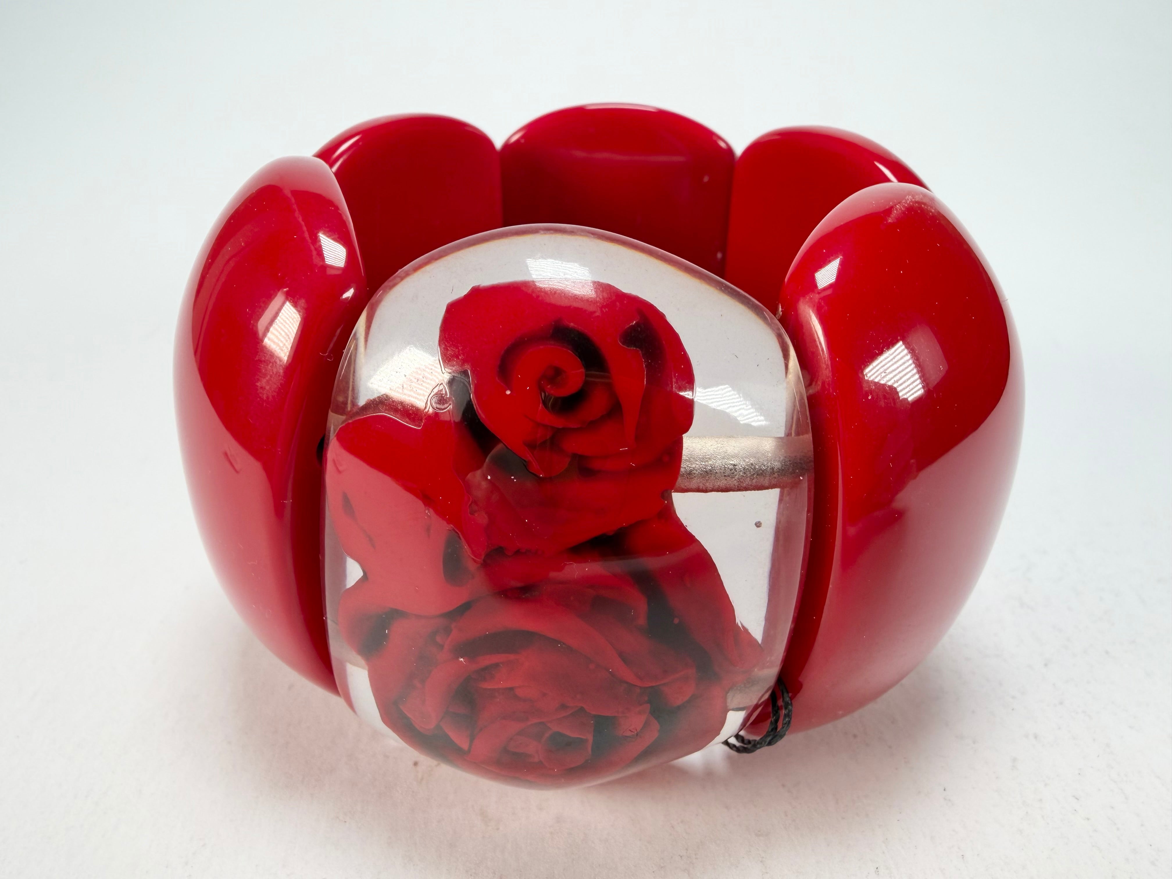 Sobral - Roses "Serena" Elasticated Resin Bracelet ( 003849 )