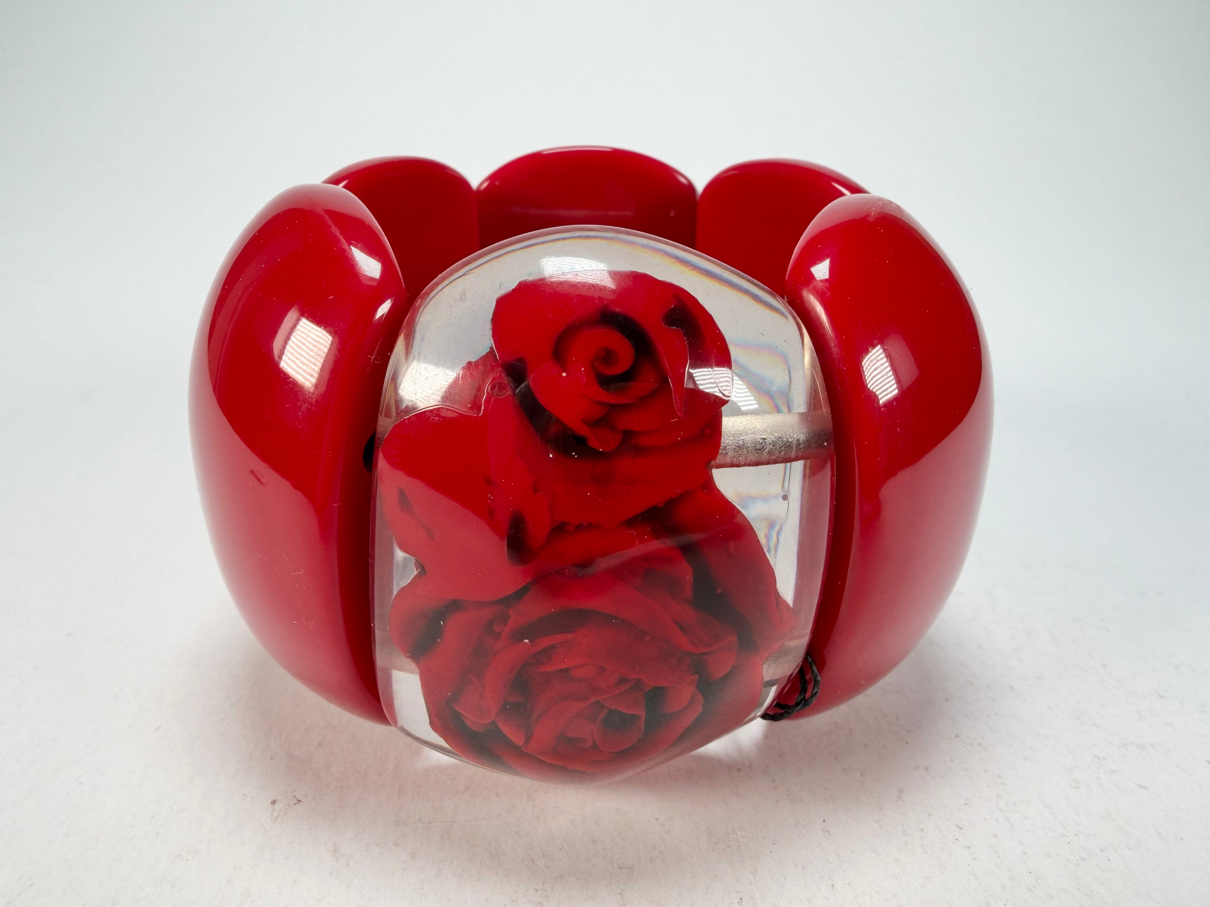 Sobral - Roses "Serena" Elasticated Resin Bracelet ( 003849 )