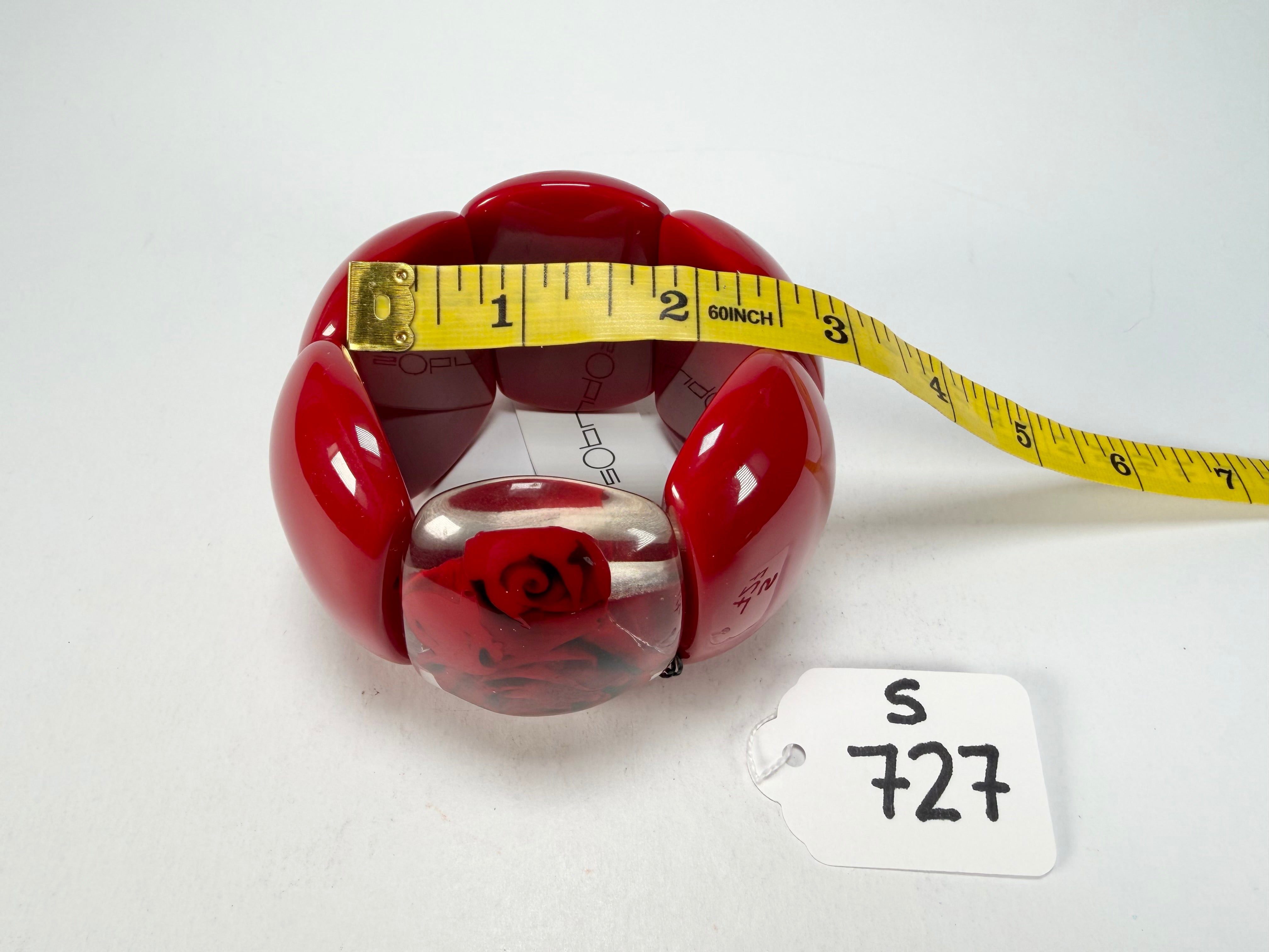 Sobral - Roses "Serena" Elasticated Resin Bracelet ( 003849 )
