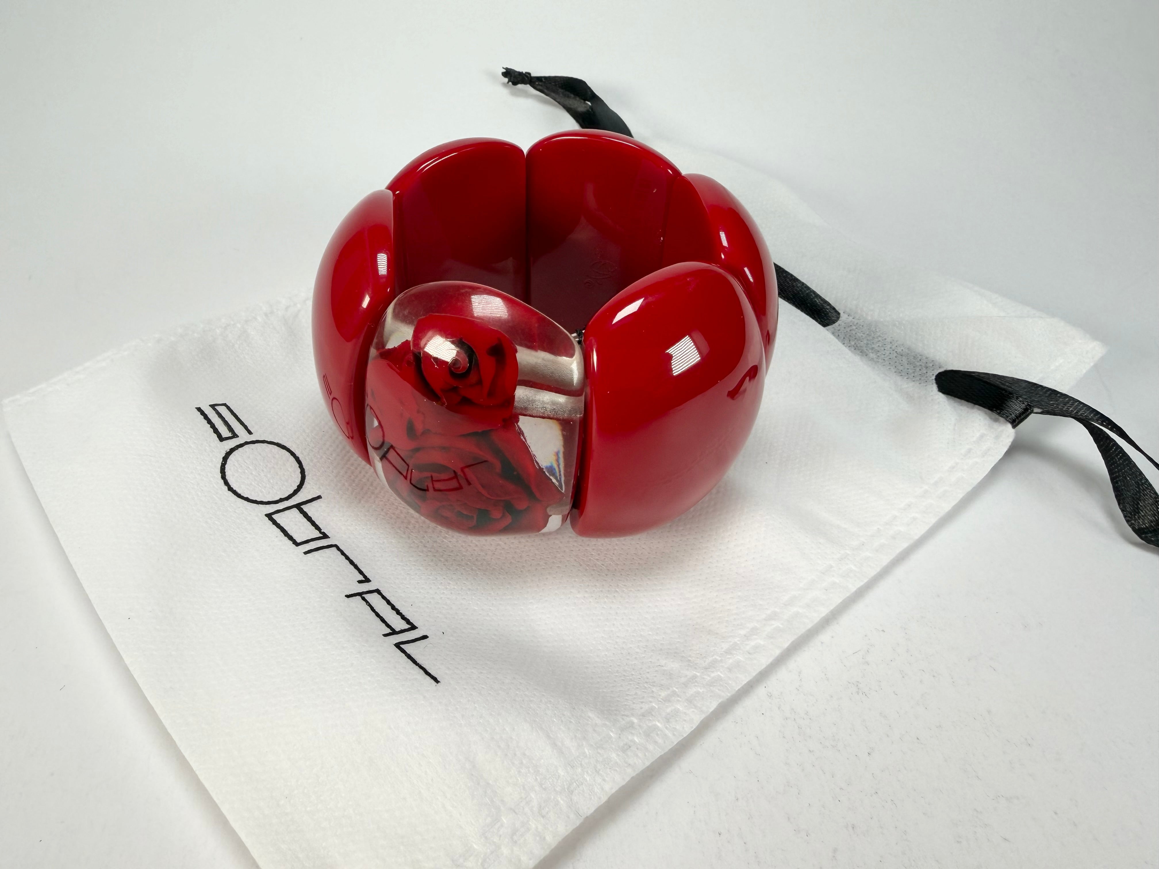 Sobral - Roses "Serena" Elasticated Resin Bracelet ( 003849 )