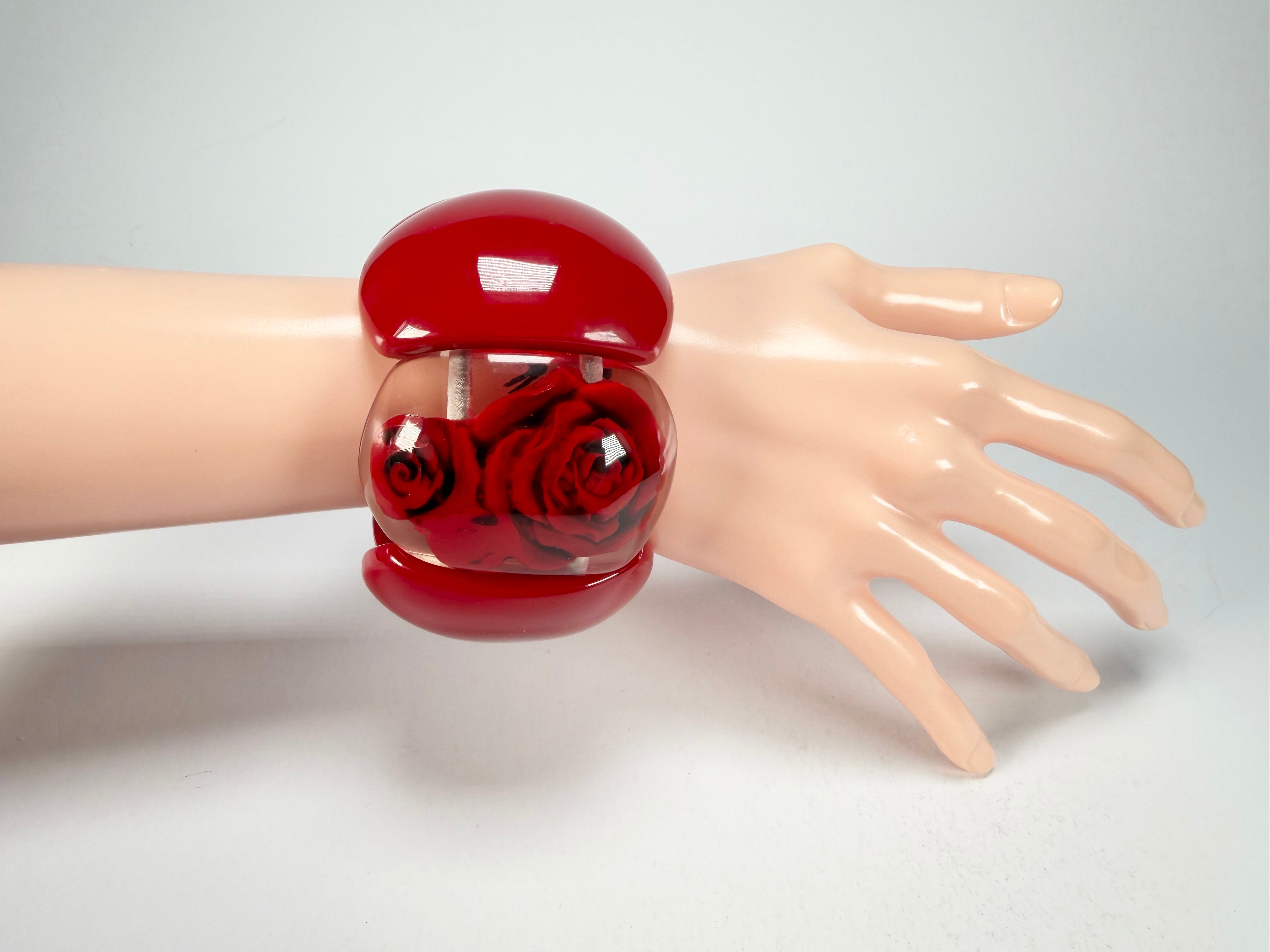 Sobral - Roses "Serena" Elasticated Resin Bracelet ( 003849 )
