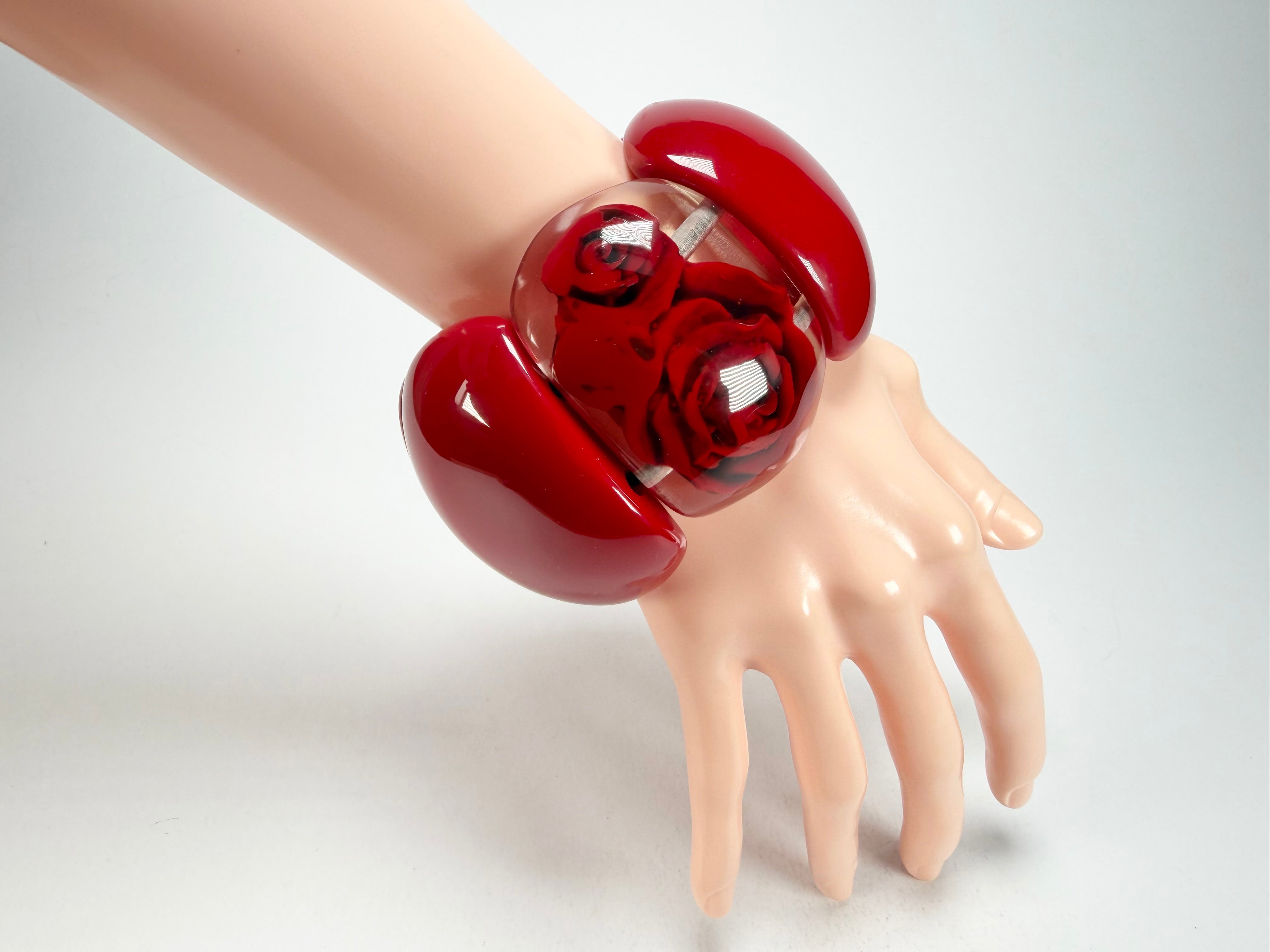 Sobral - Roses "Serena" Elasticated Resin Bracelet ( 003849 )
